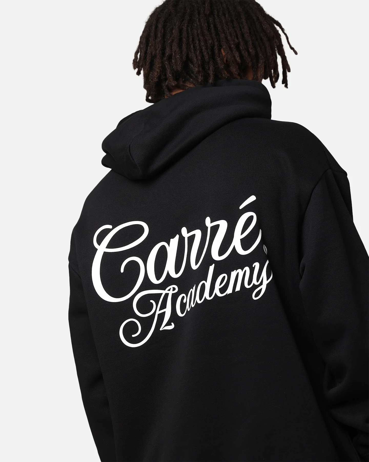 Carre Serif Hoodie Black - Image 7
