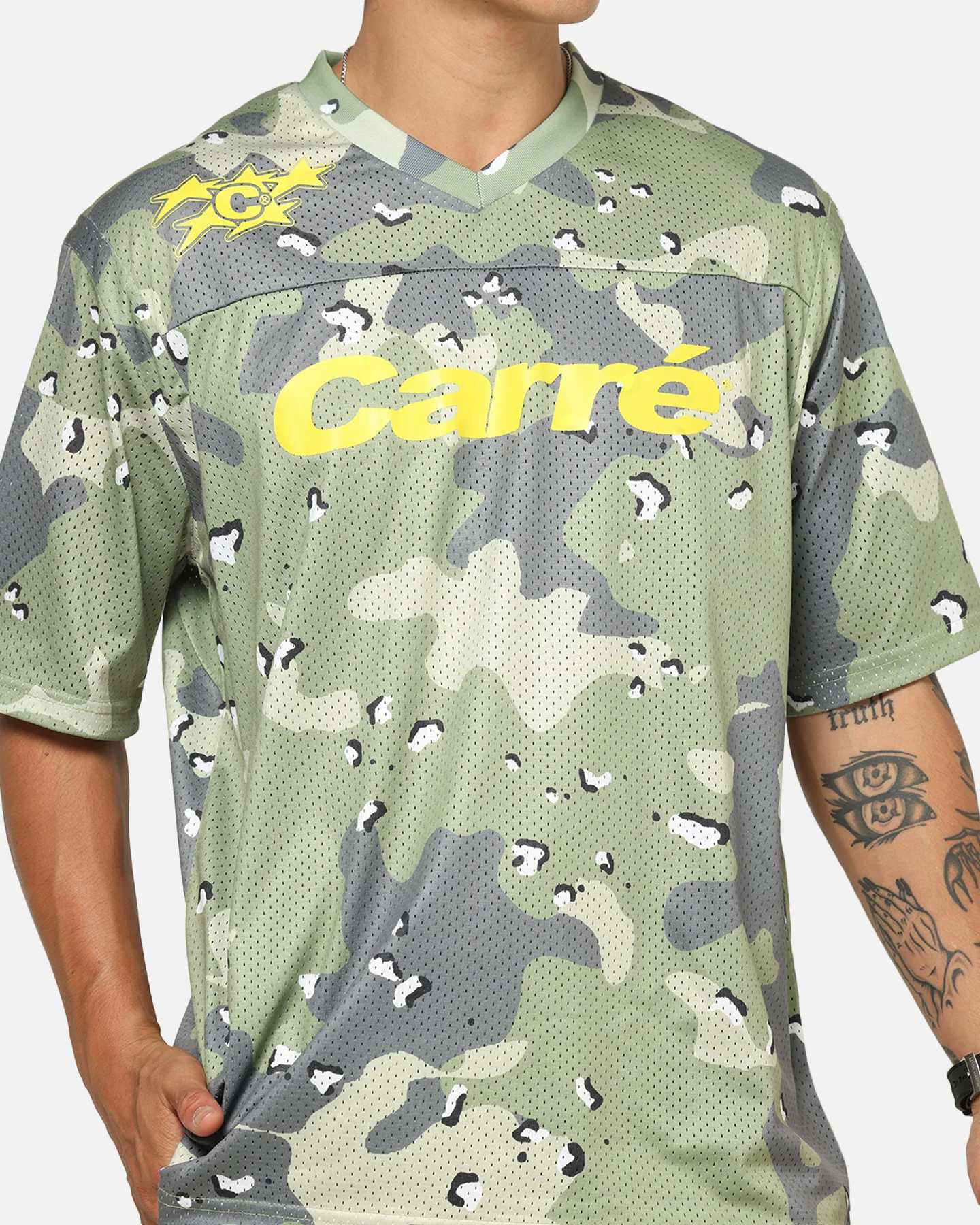 Carre Sideline Jersey T-Shirt Camo - Image 6