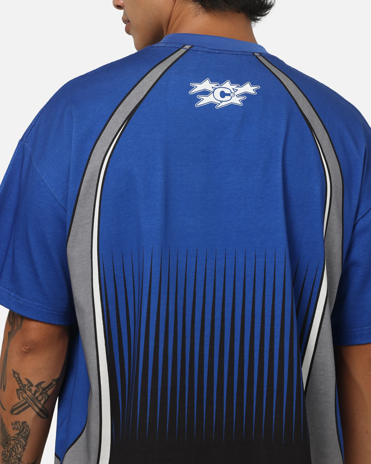 Carre Sideline T-Shirt Royal/Black - Image 7