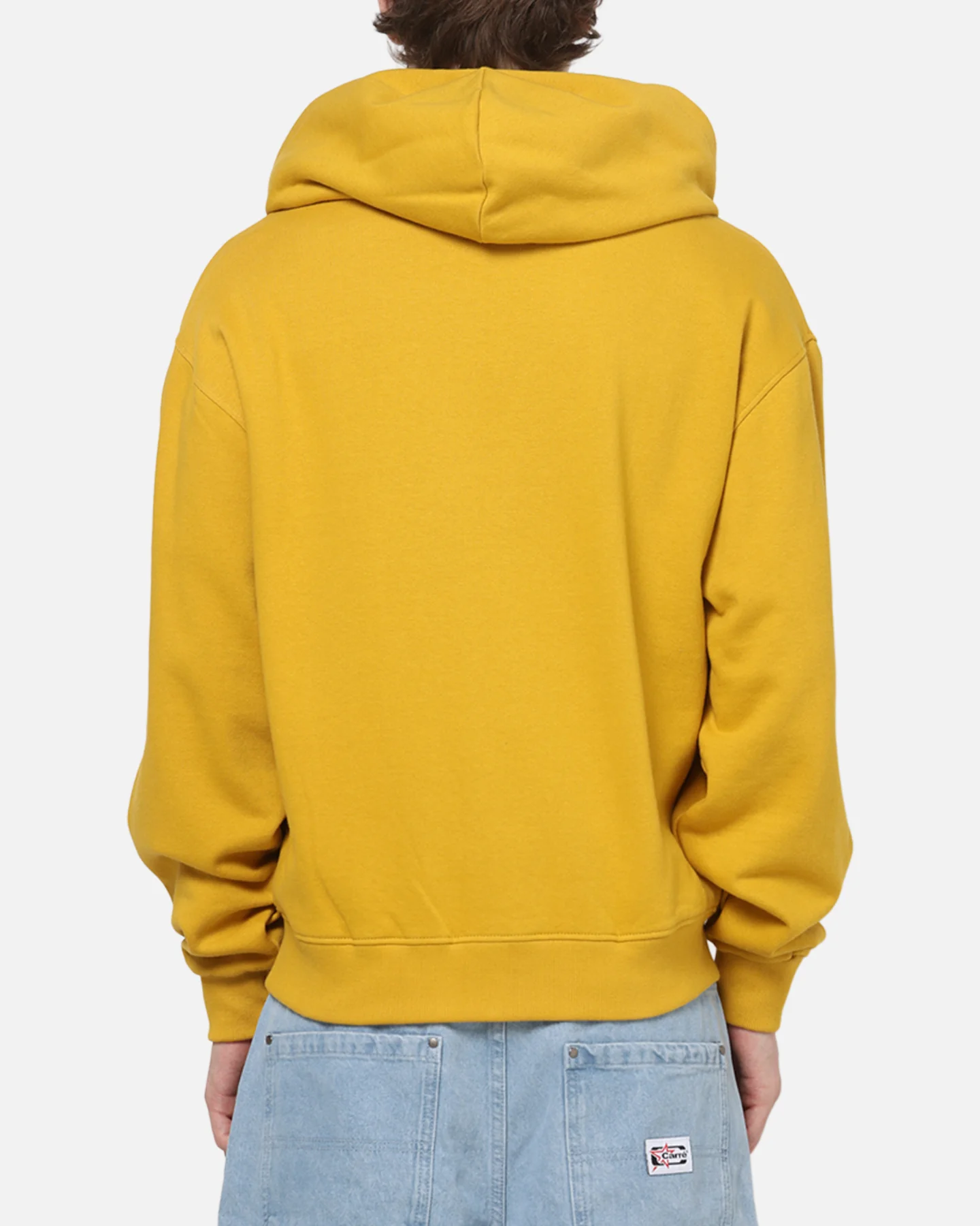 Carre Signature Zip Hoodie Mustard - Image 3