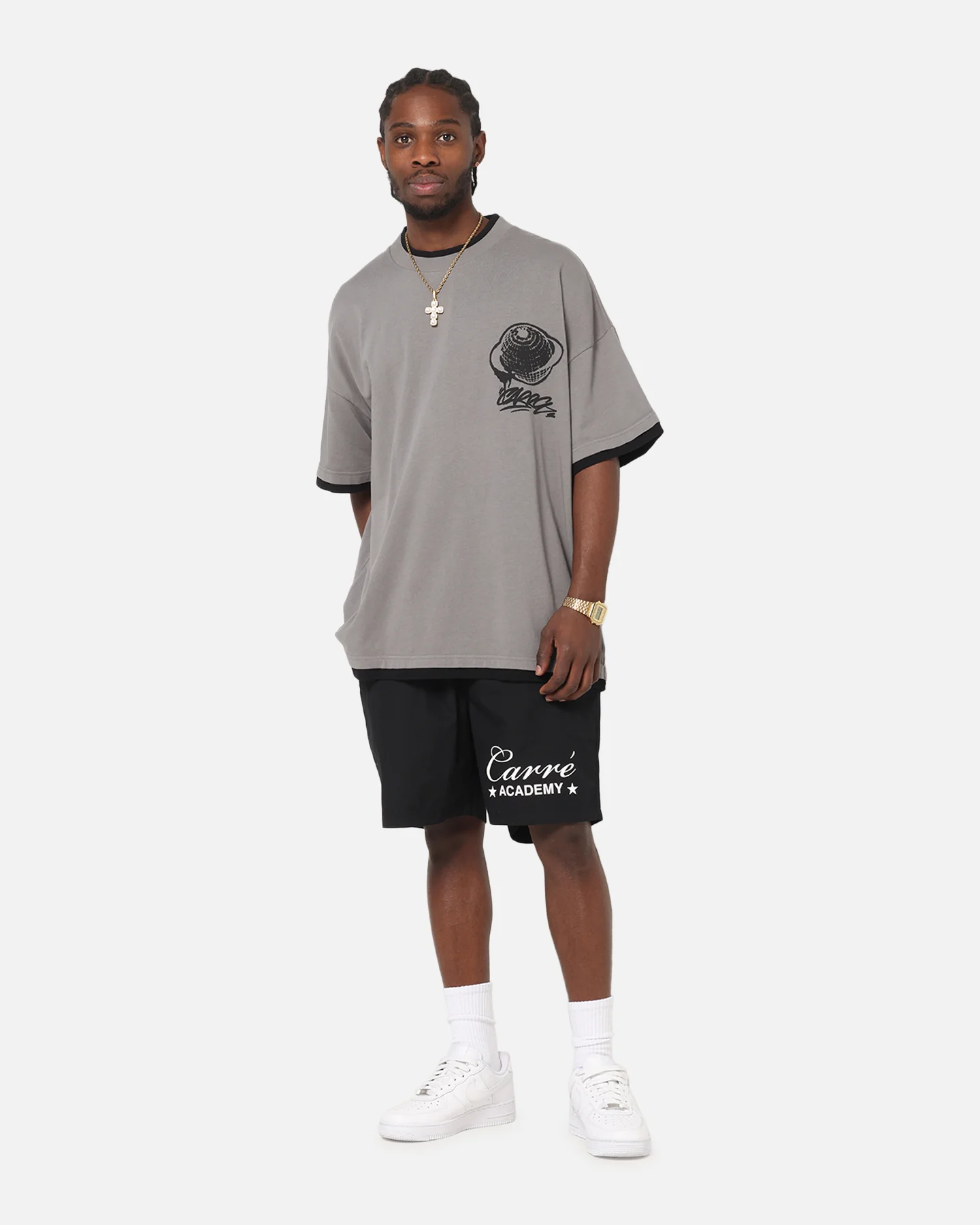 Carre Star Academy Beach Shorts Black - Image 2