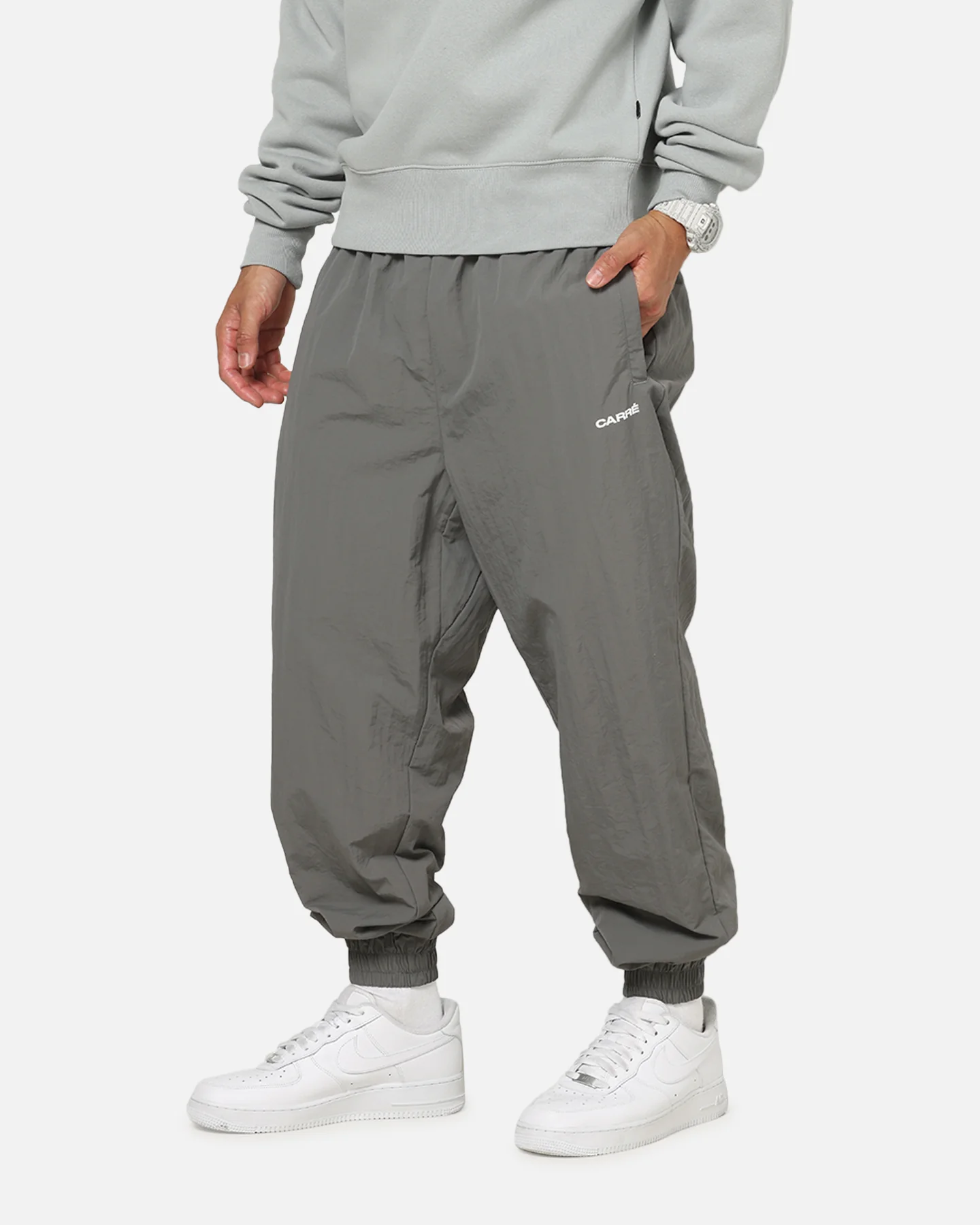 Carre Star Shooter Track Pants Grey Marle