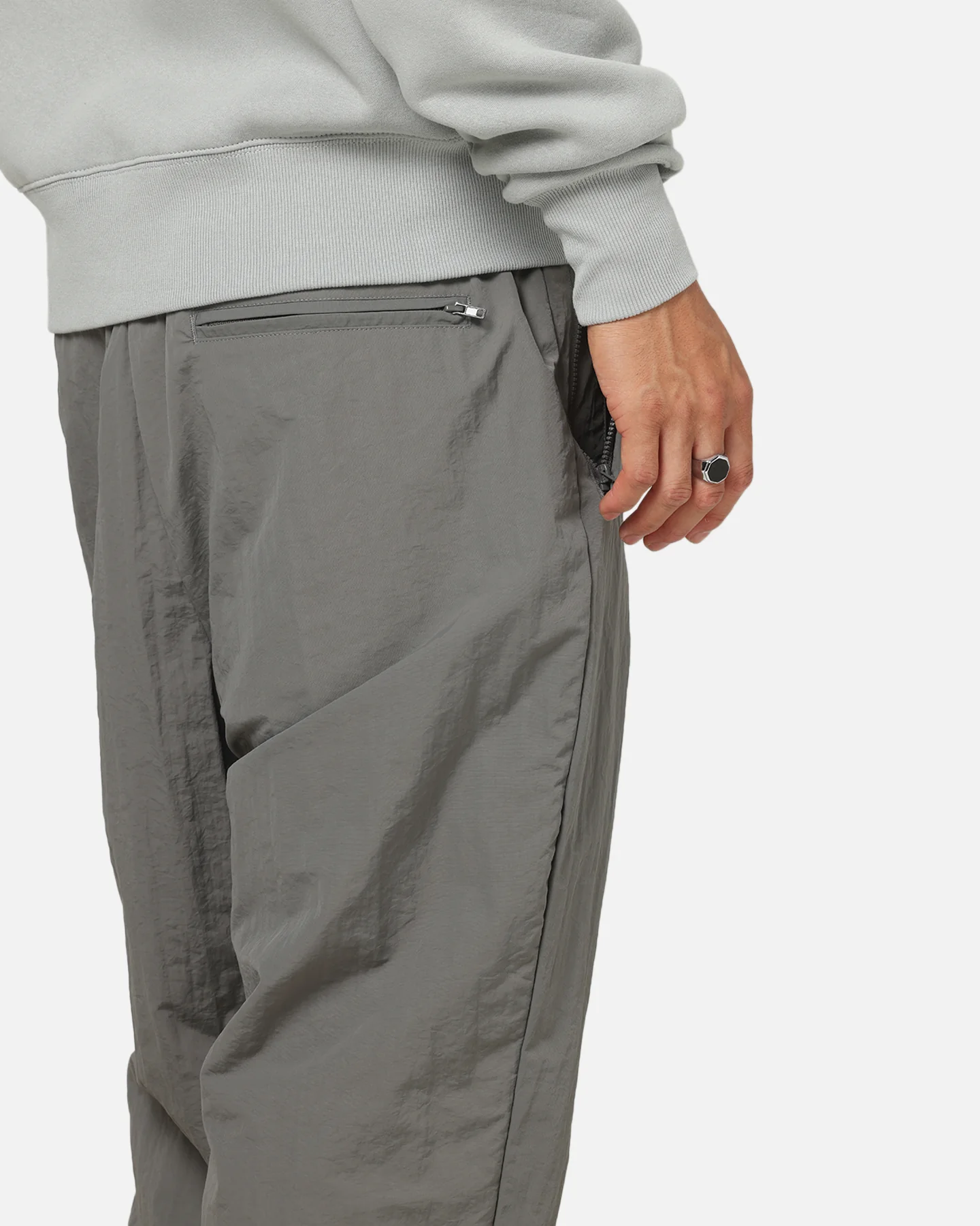 Carre Star Shooter Track Pants Grey Marle - Image 4