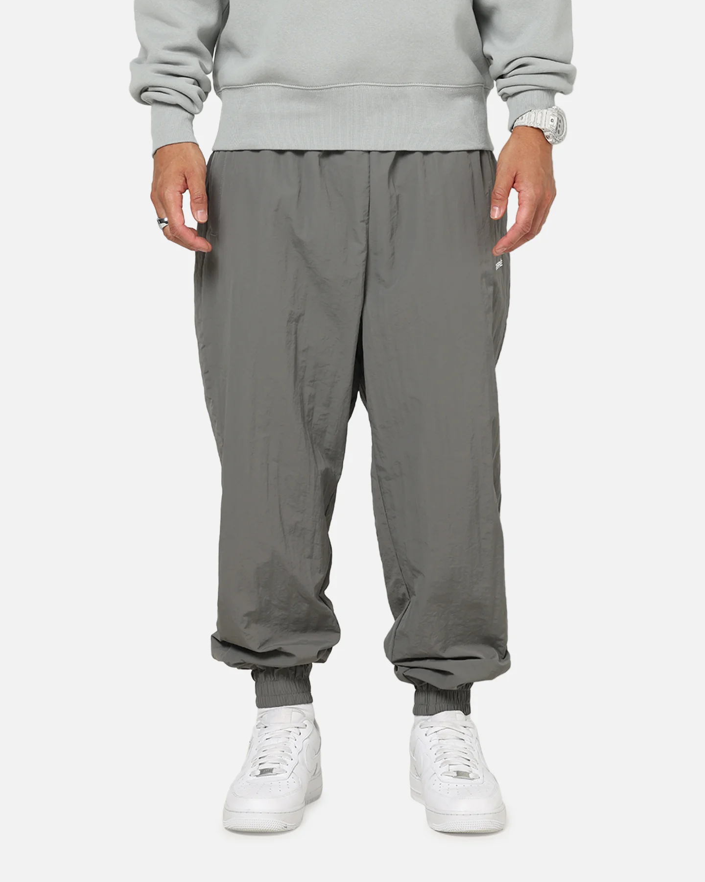 Carre Star Shooter Track Pants Grey Marle - Image 5