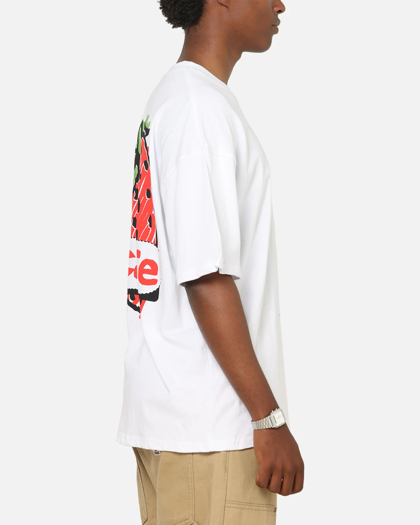 Carre Strawberry T-Shirt White - Image 5