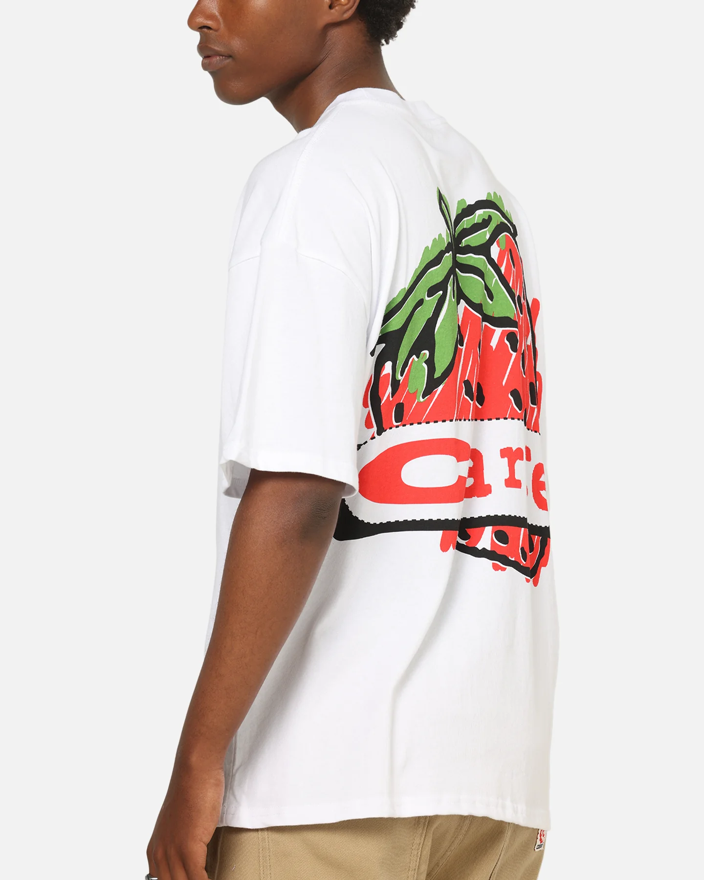 Carre Strawberry T-Shirt White - Image 7