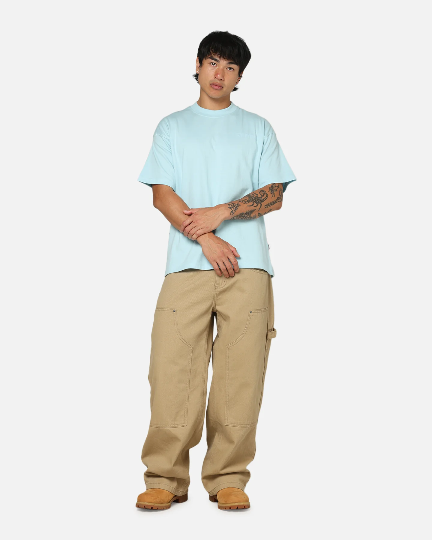 Carre Tech T-Shirt Baby Blue - Image 3
