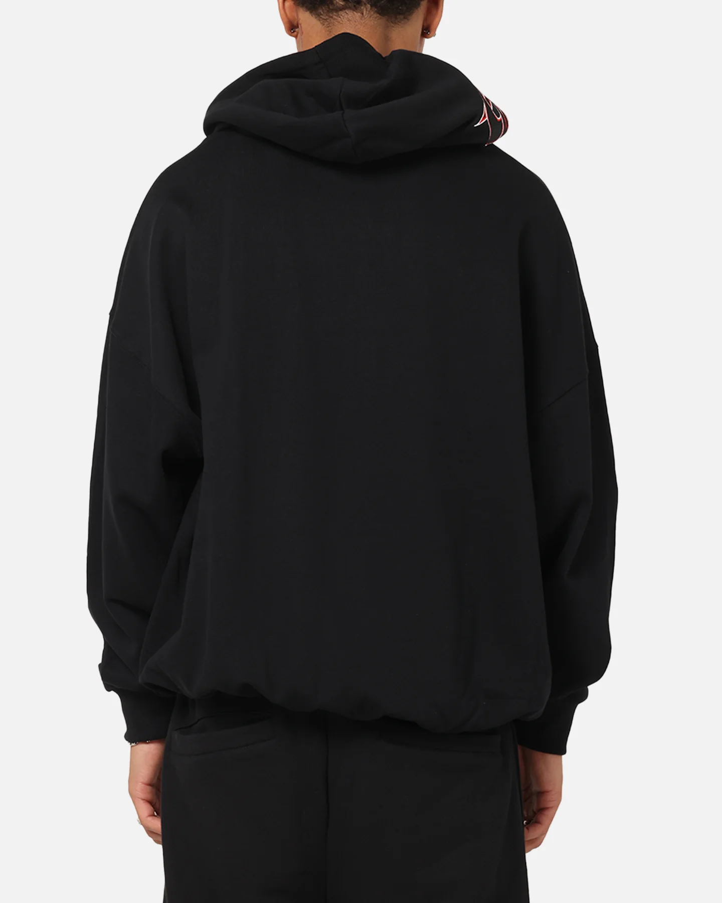 Carre Terrace Zip Hoodie Black - Image 3