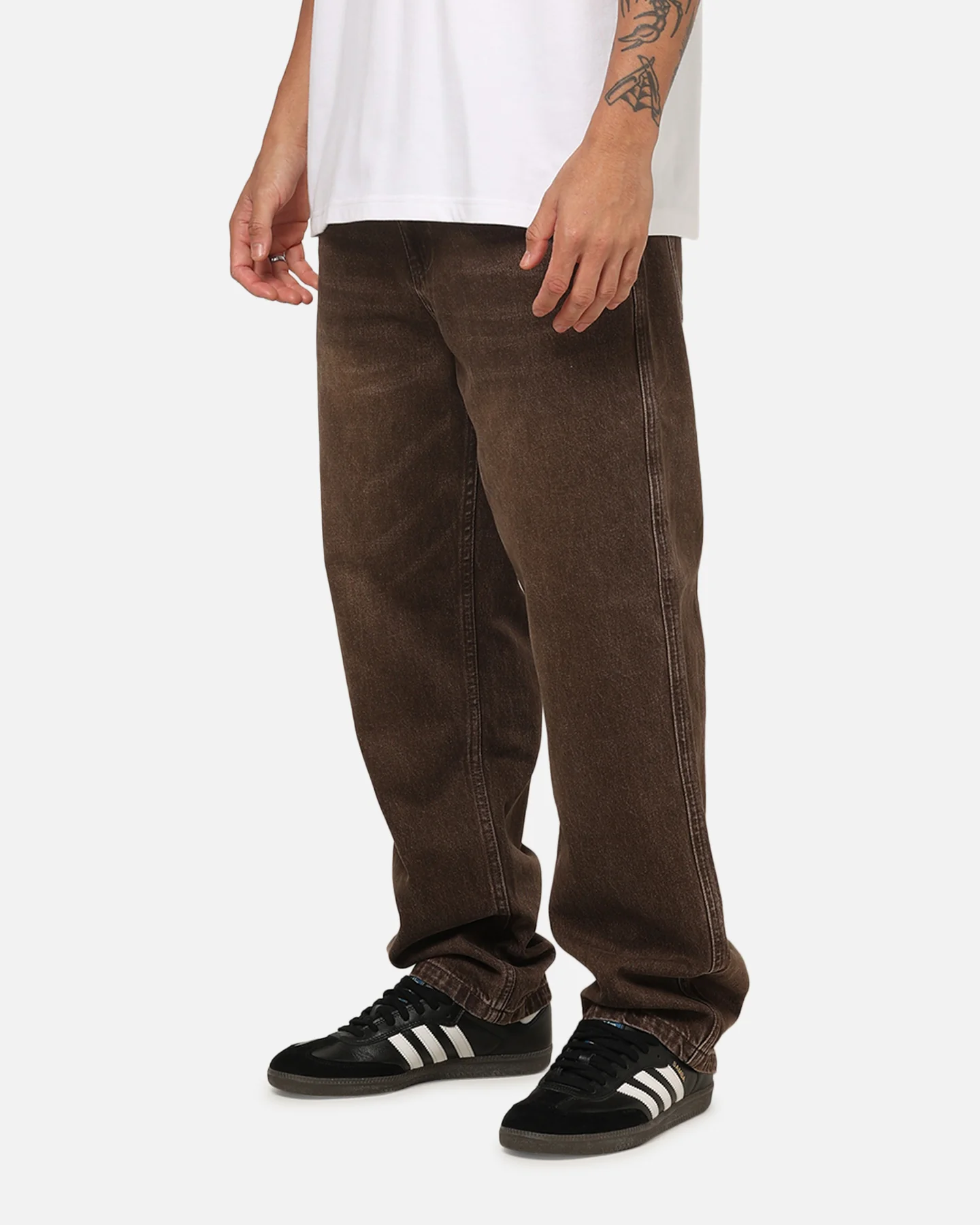 Carre Union Straight Fit Jeans Washed Brown - Image 6