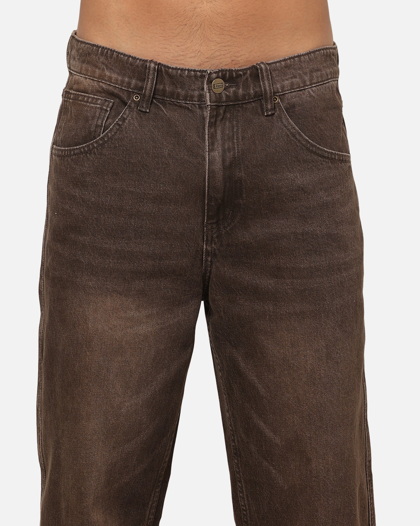 Carre Union Straight Fit Jeans Washed Brown - Image 7