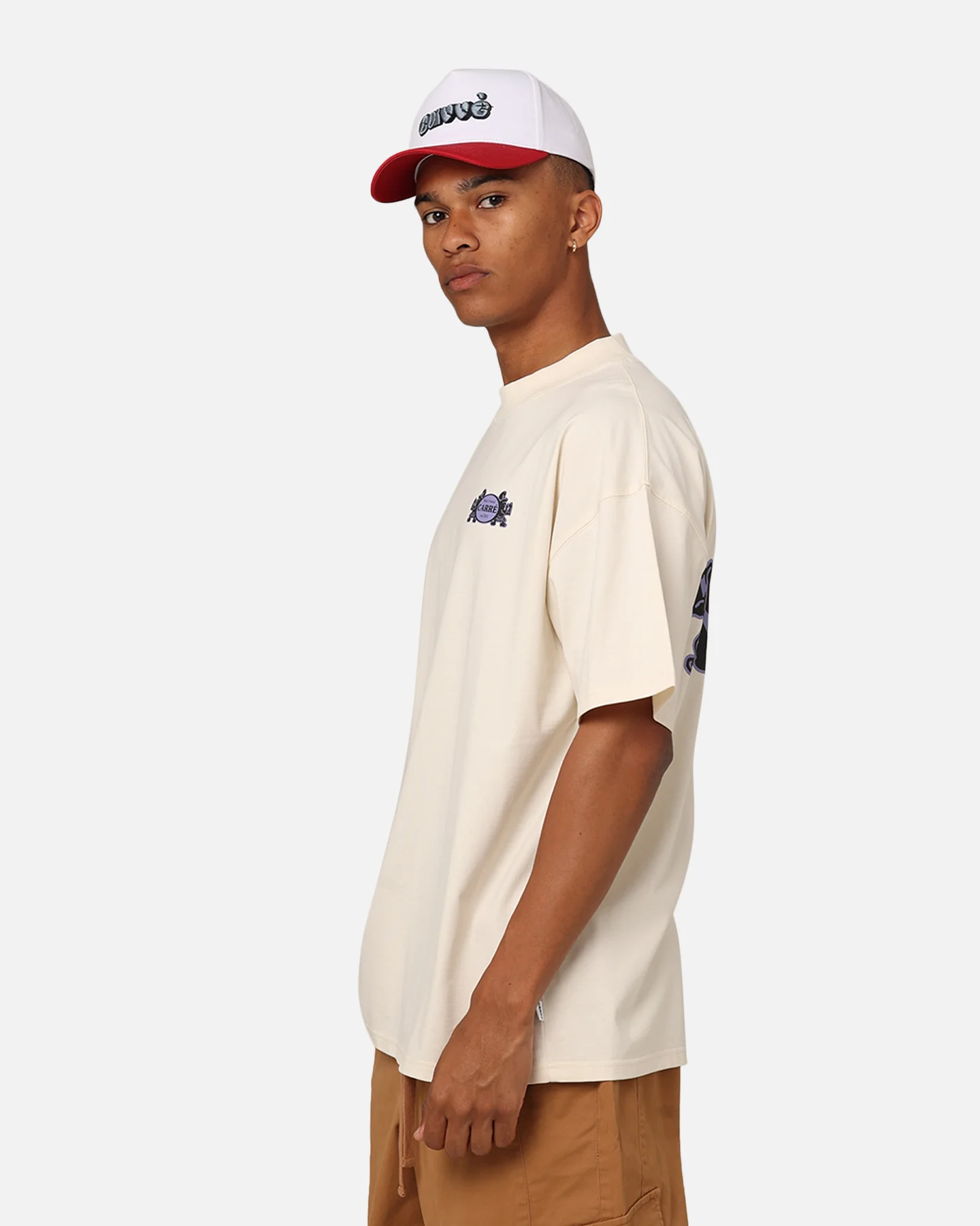 Carre Warrior Oversized T-Shirt Off White - Image 7