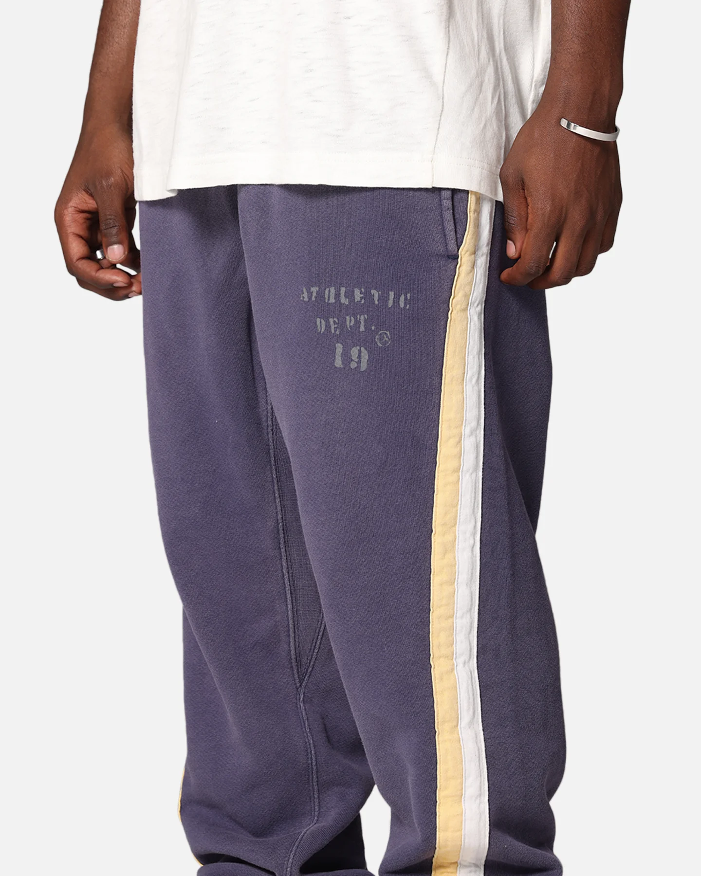 Champion 50's P.E Warm Up Sweatpants Athletic Navy - Image 3