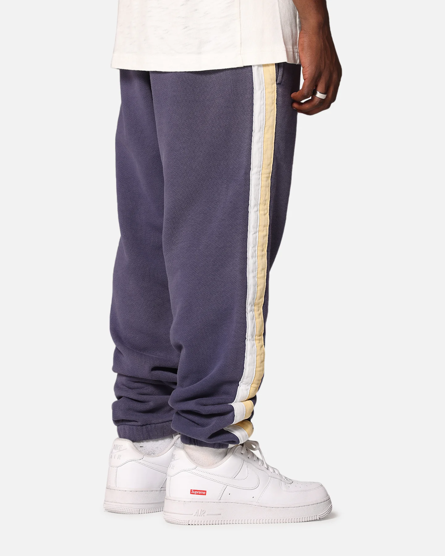 Champion 50's P.E Warm Up Sweatpants Athletic Navy - Image 4