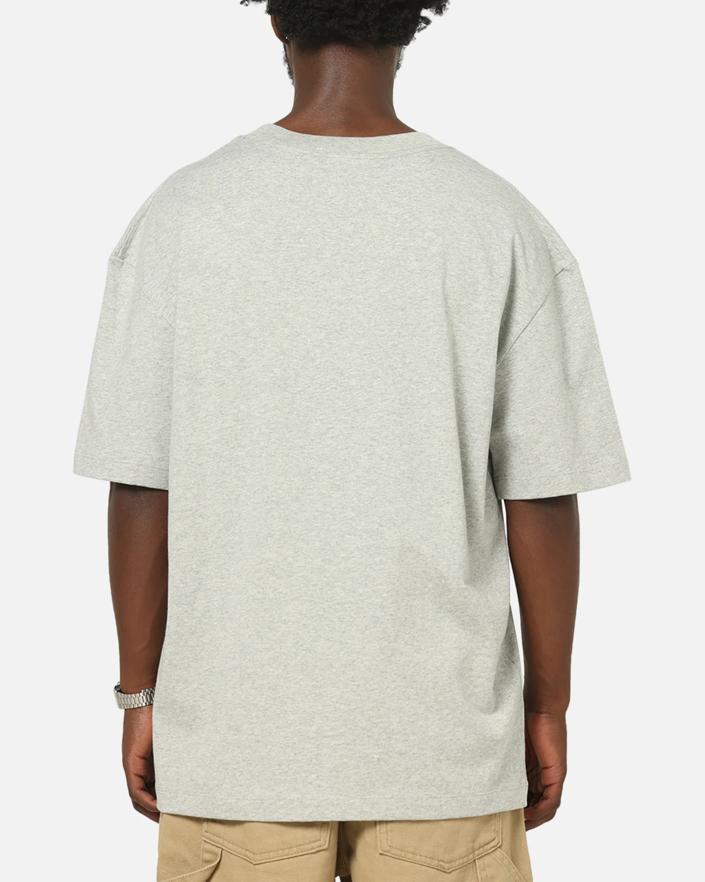 Champion CH Crew Athletic T-Shirt Grey Marle - Image 3