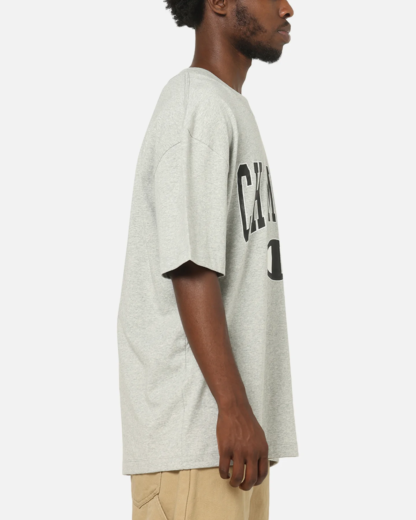 Champion CH Crew Athletic T-Shirt Grey Marle - Image 4