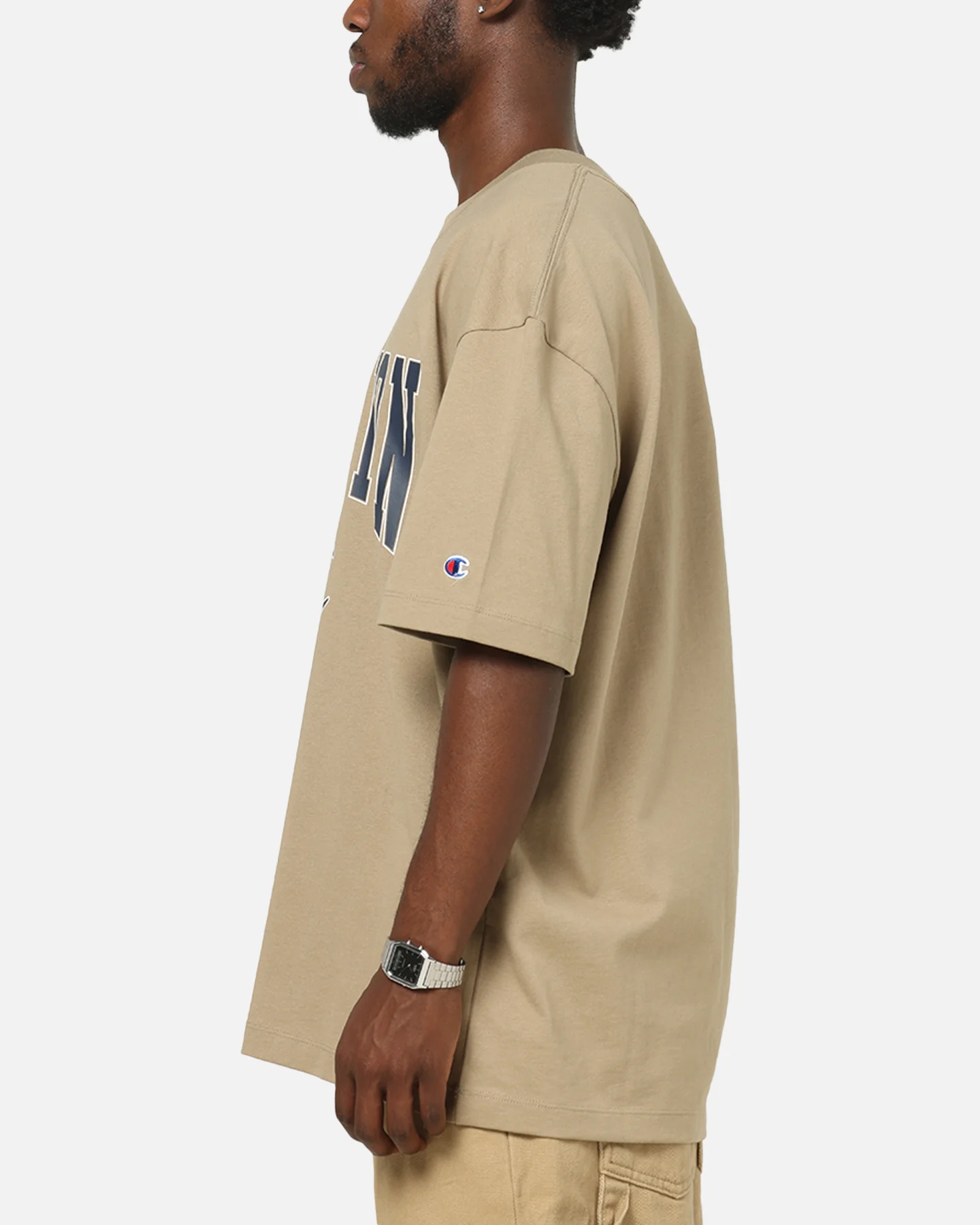 Champion CH Crew Athletic T-Shirt Khaki - Image 5