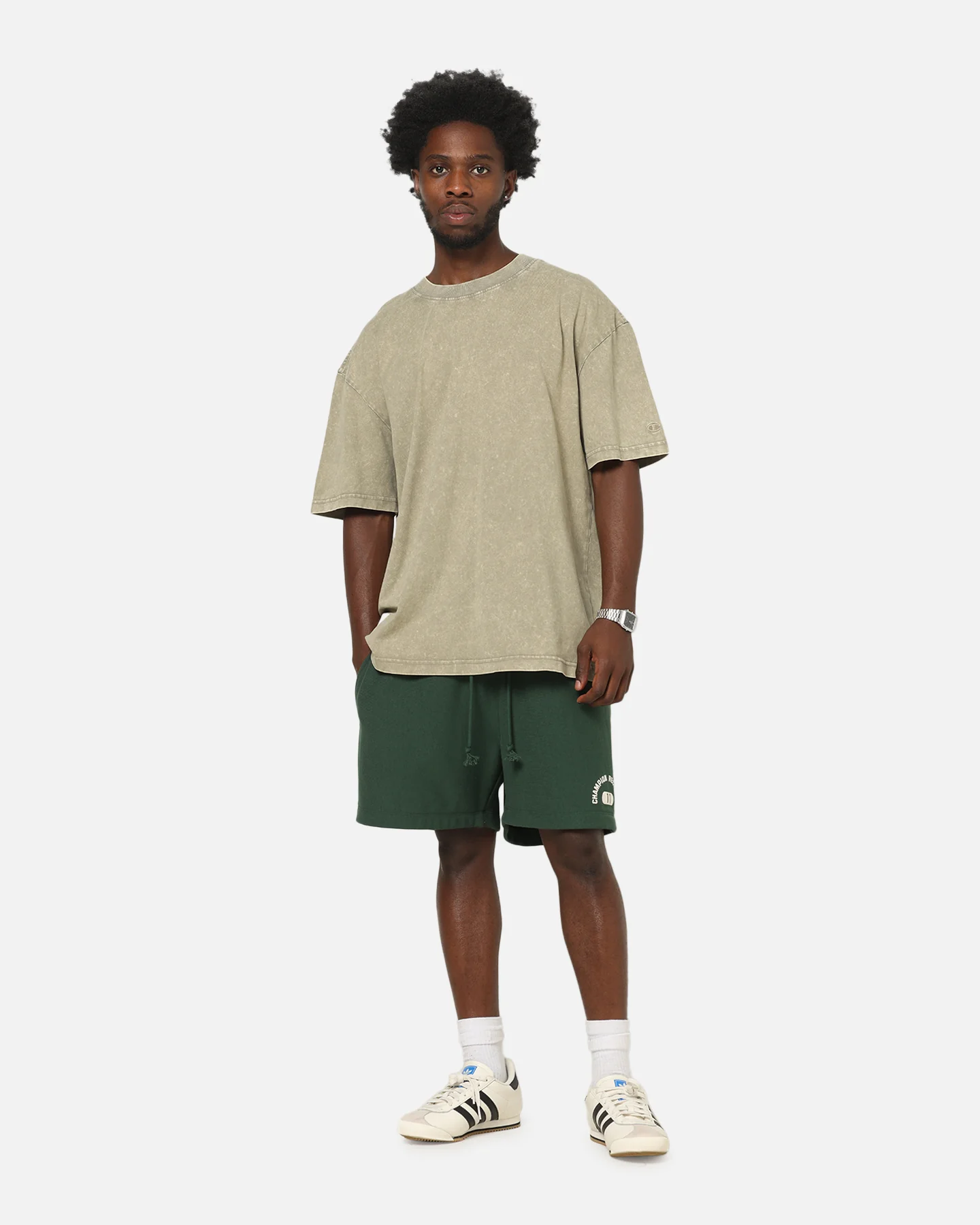 Champion Mineral Wash T-Shirt Stone - Image 2