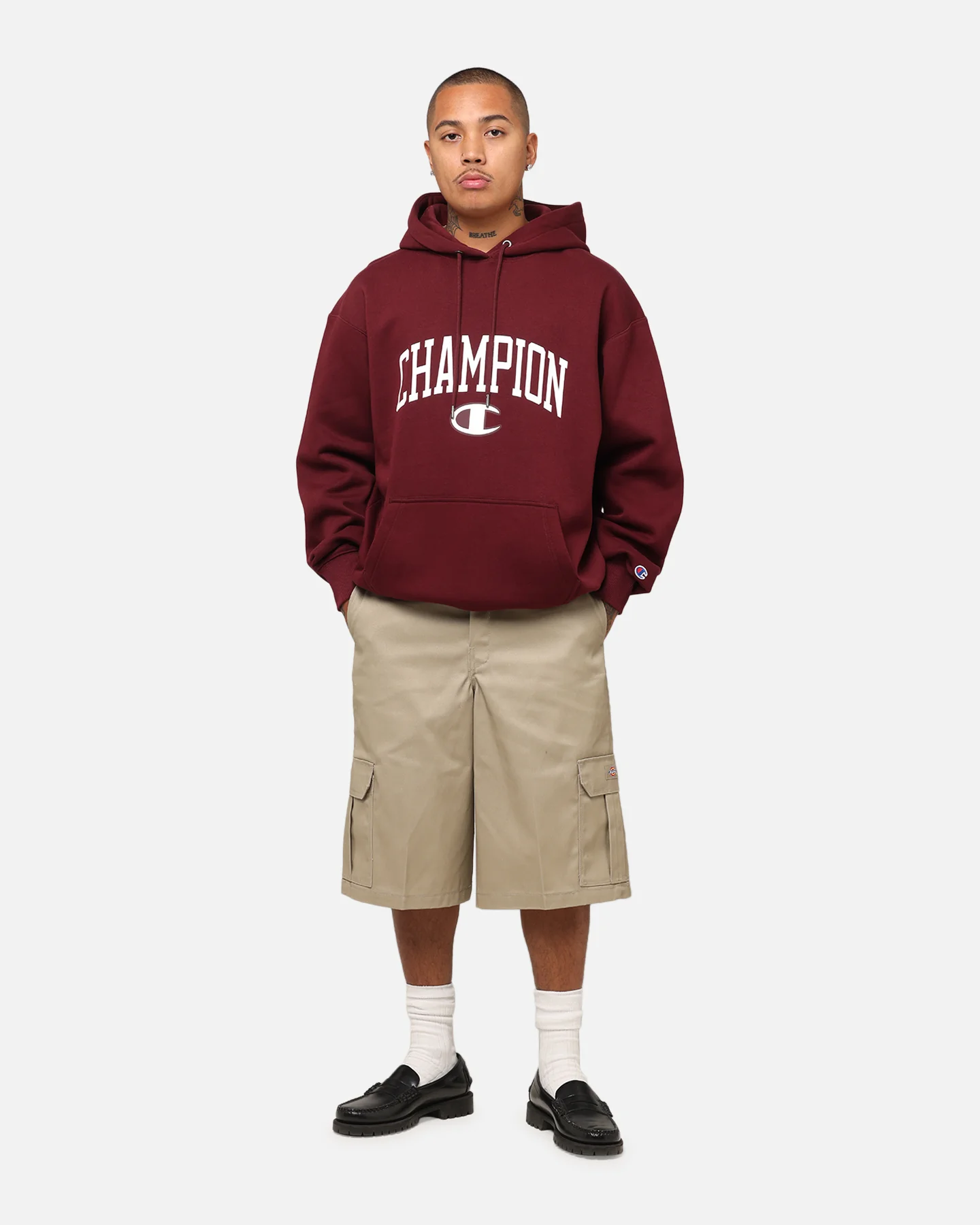 Champion Rochester Graphic Hoodie Red - Image 2