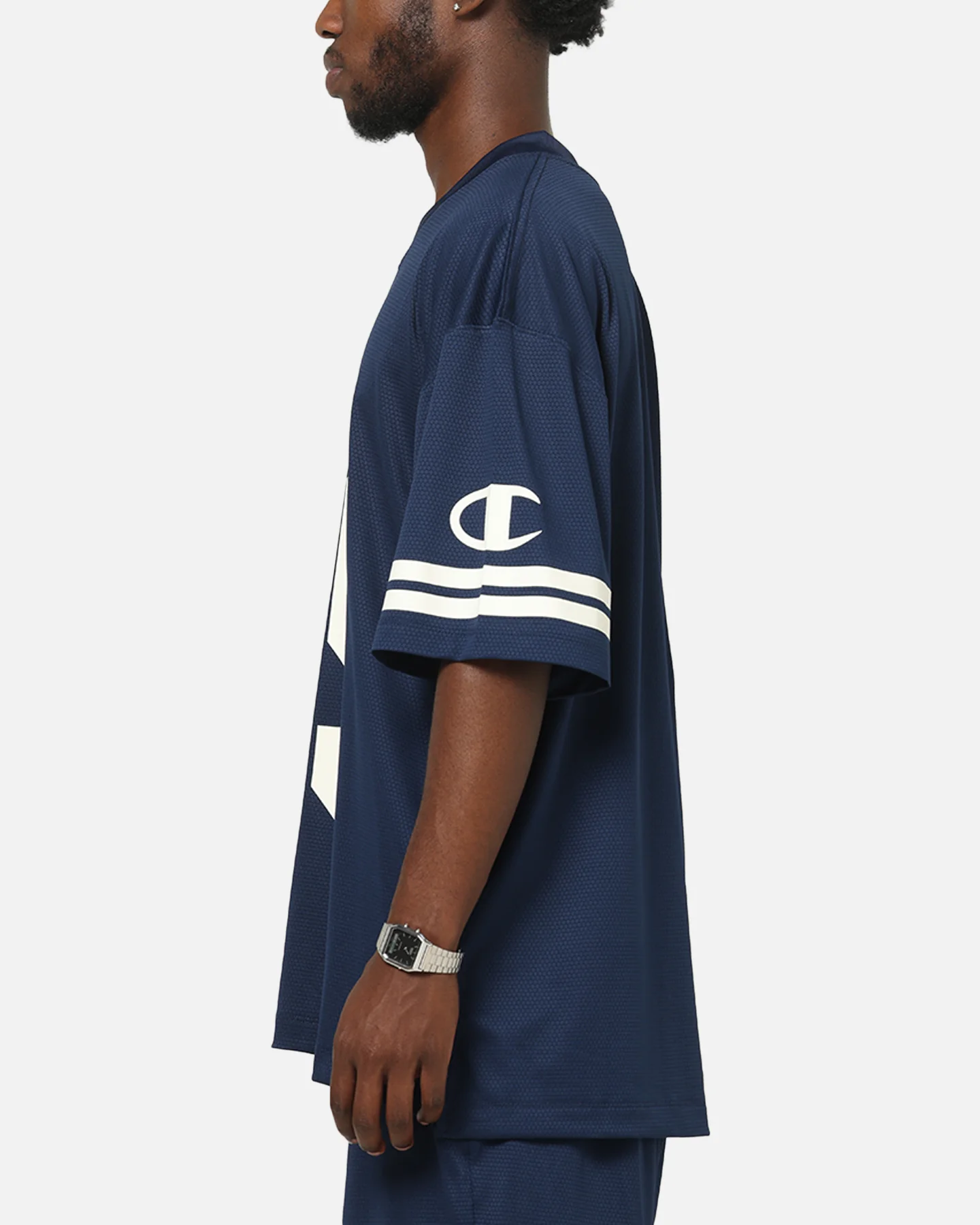 Champion Rochester Mesh T-Shirt Navy - Image 5