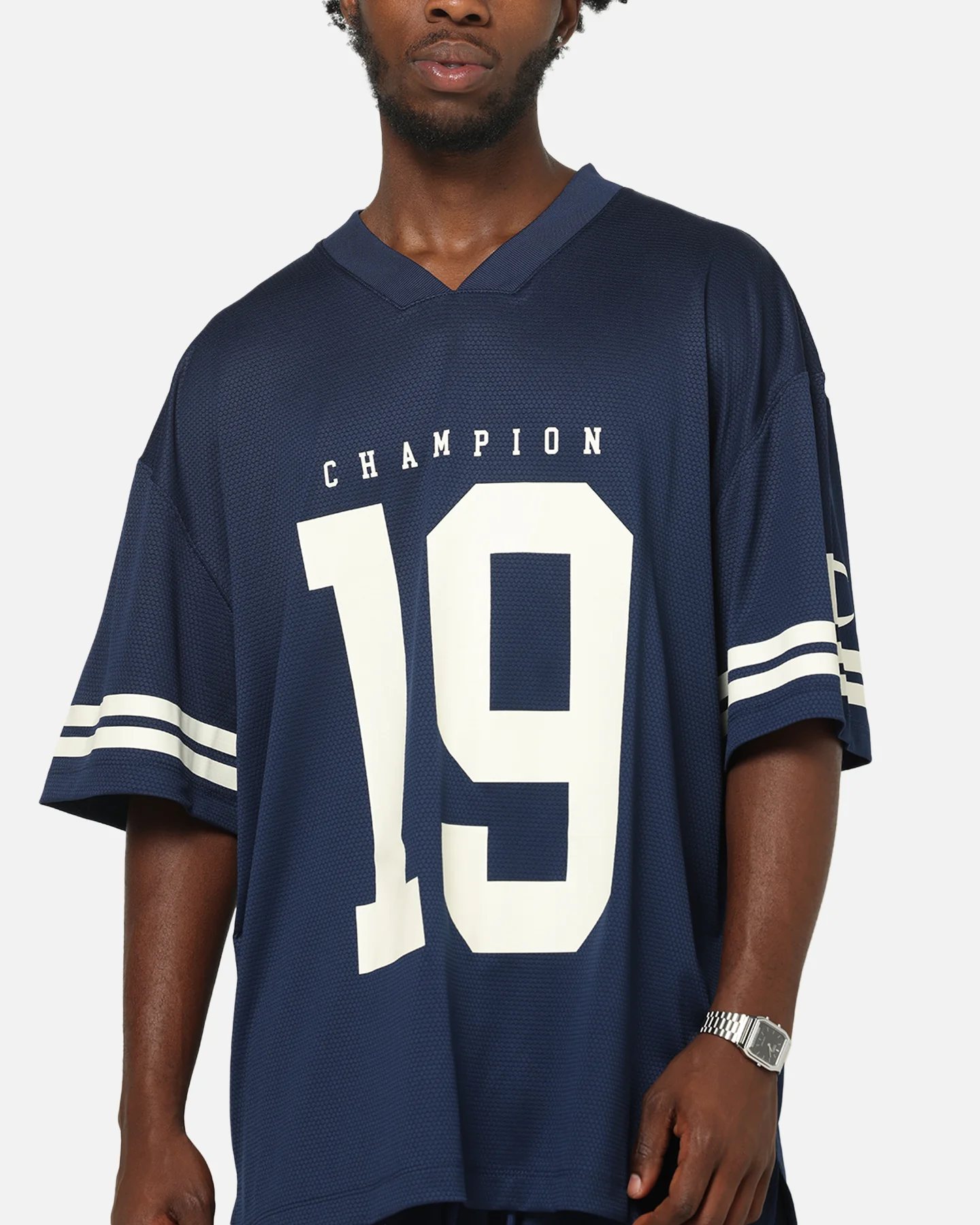 Champion Rochester Mesh T-Shirt Navy - Image 6