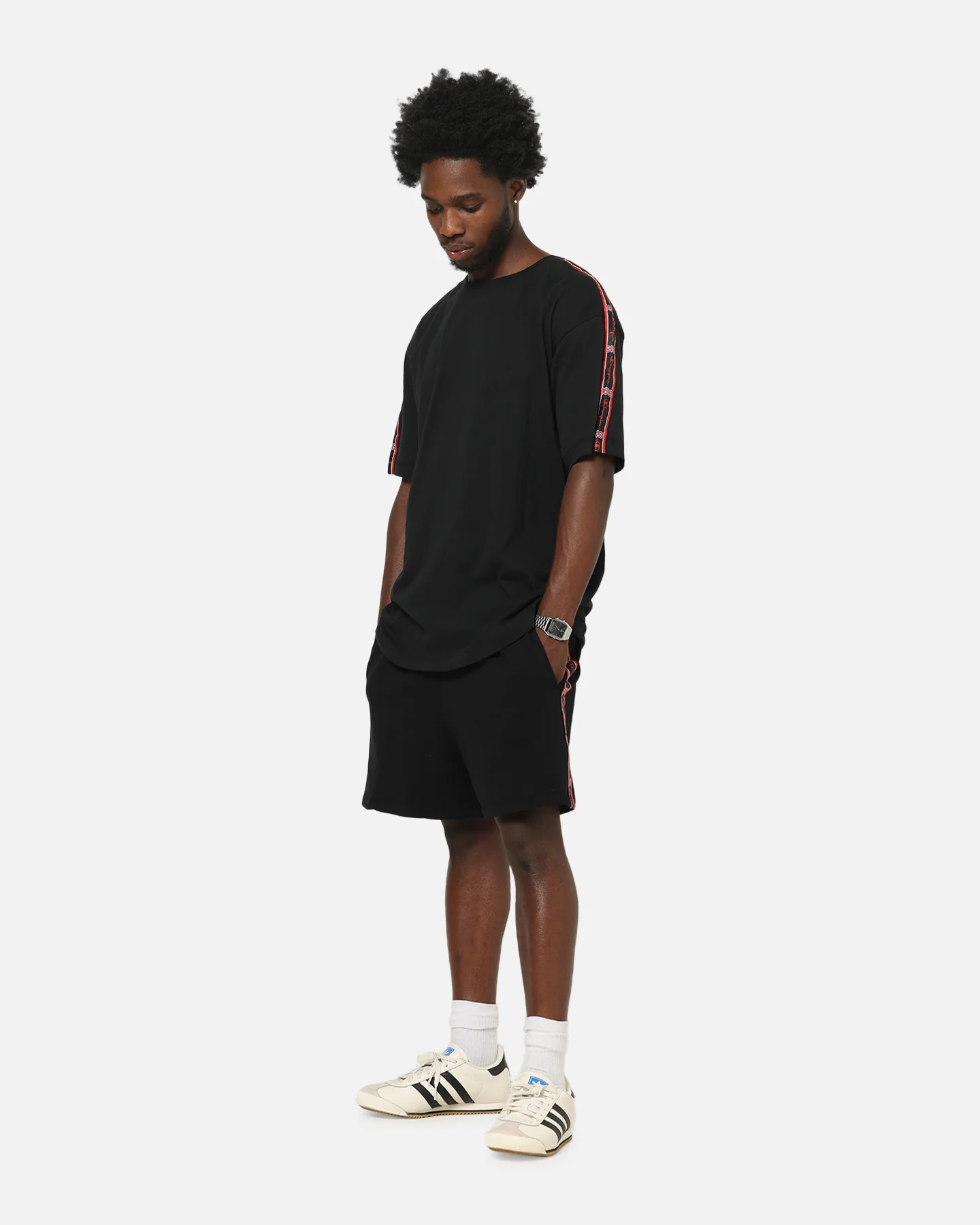 Champion SPS Lux Taping Shorts Black - Image 2