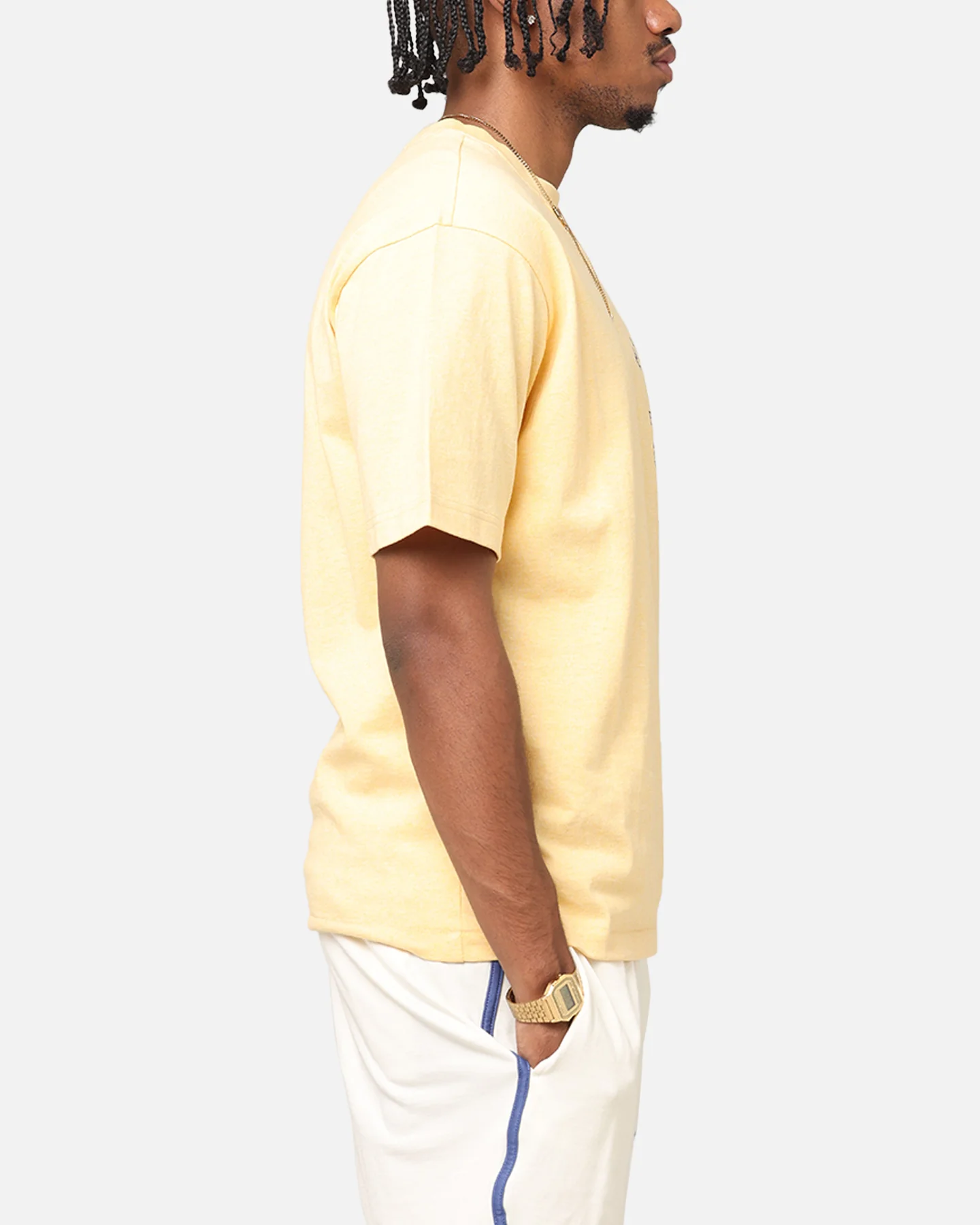 Champion Vintage Mix P.E Class T-Shirt Yellow - Image 4