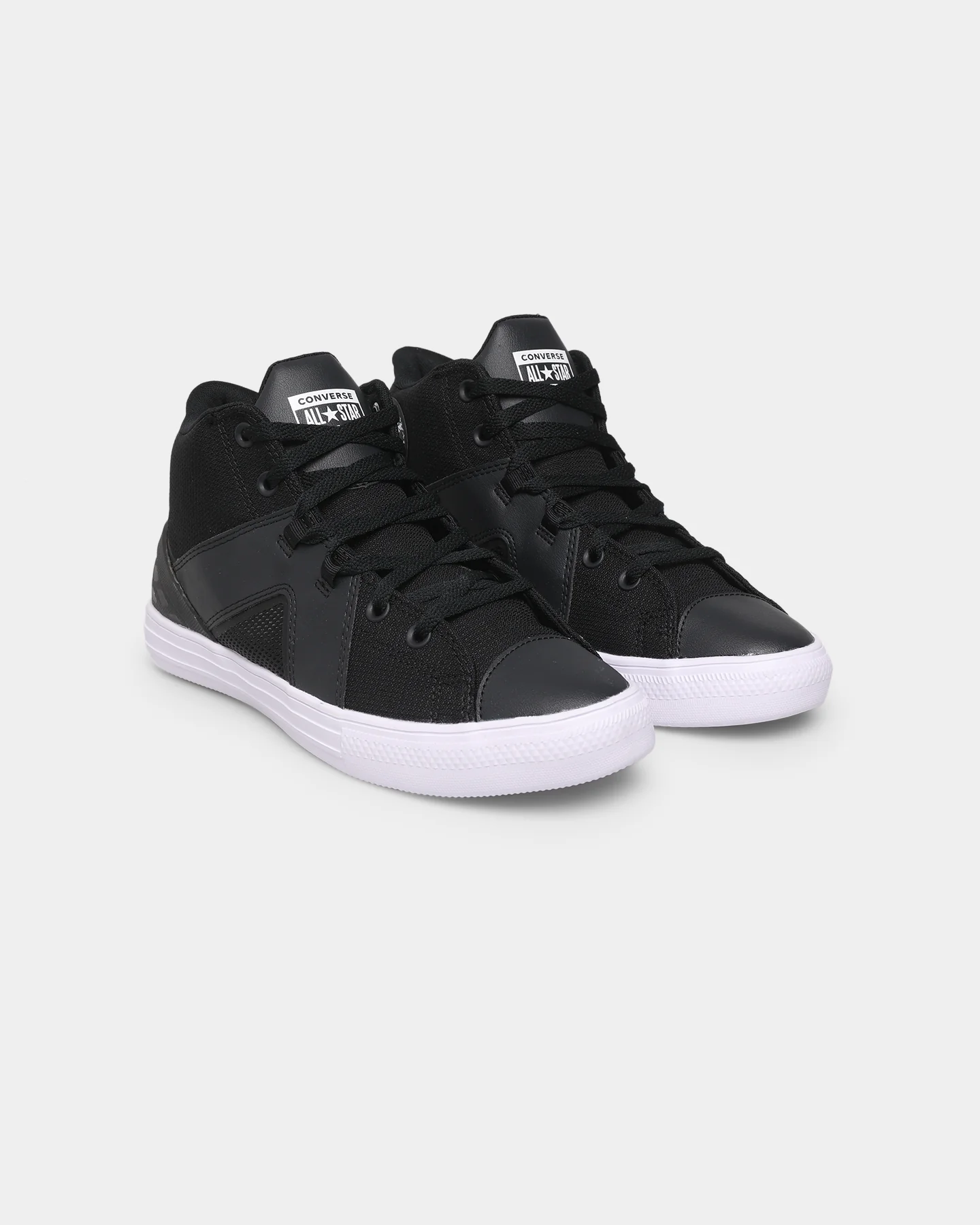 Converse Chuck Taylor All Star Flux Ultra Mid Black/Black/White - Image 2