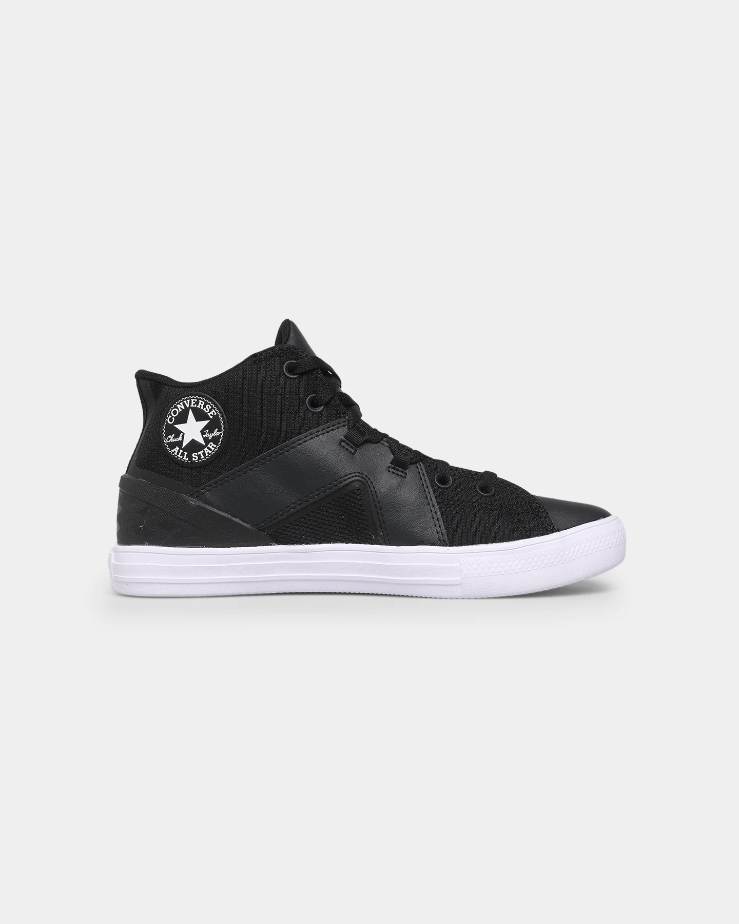Converse Chuck Taylor All Star Flux Ultra Mid Black/Black/White - Image 4