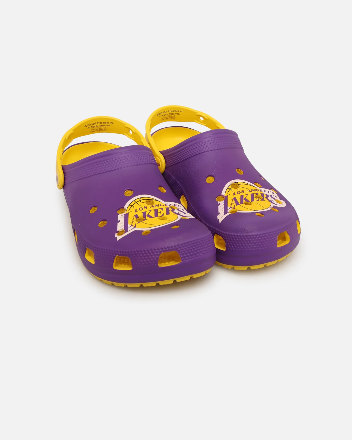 Crocs X NBA Los Angeles Lakers Classic Clog OTC - Image 2