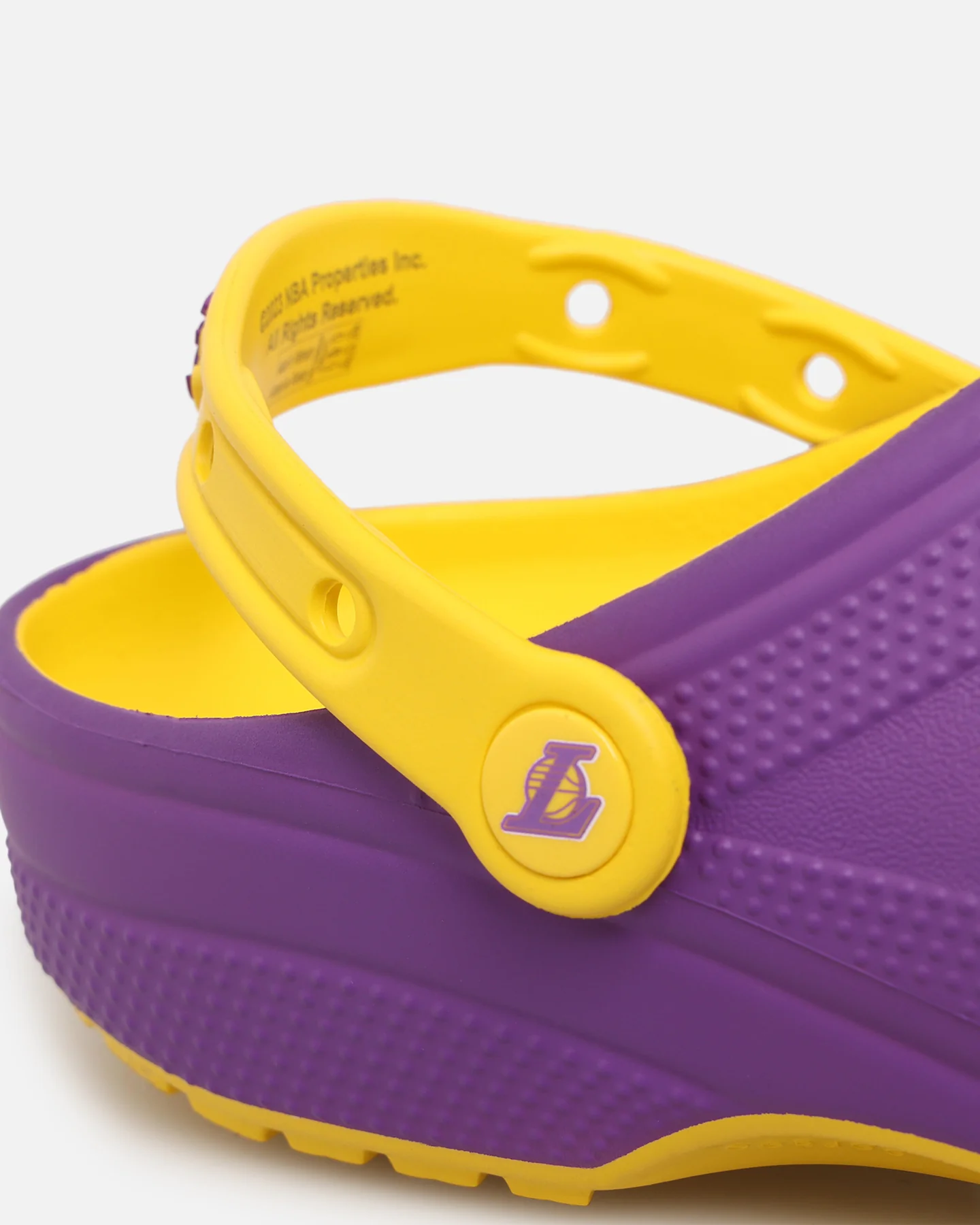Crocs X NBA Los Angeles Lakers Classic Clog OTC - Image 6