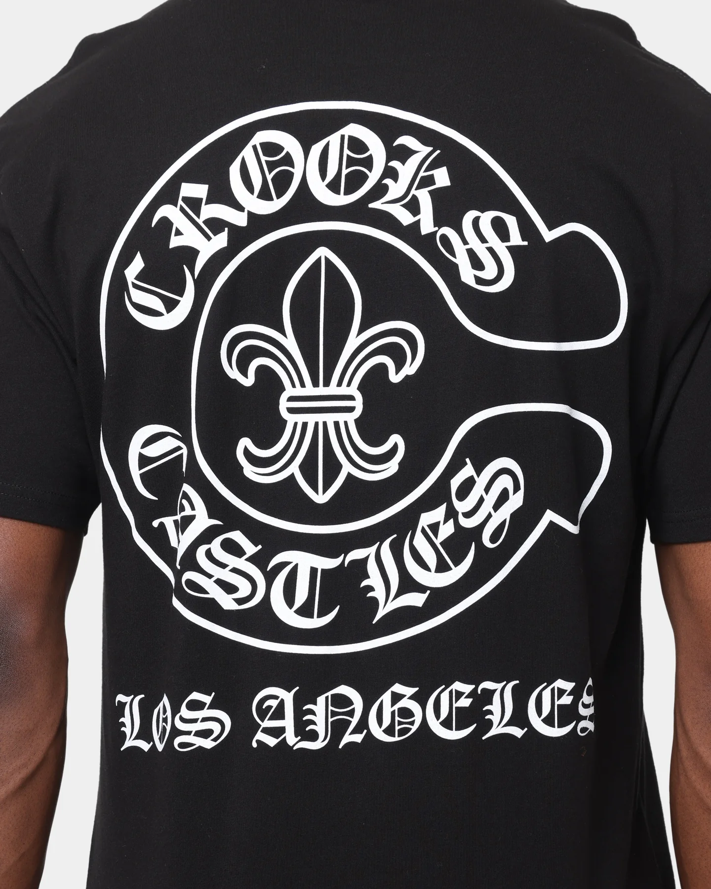 Crooks & Castles Gothic C T-Shirt Black - Image 4