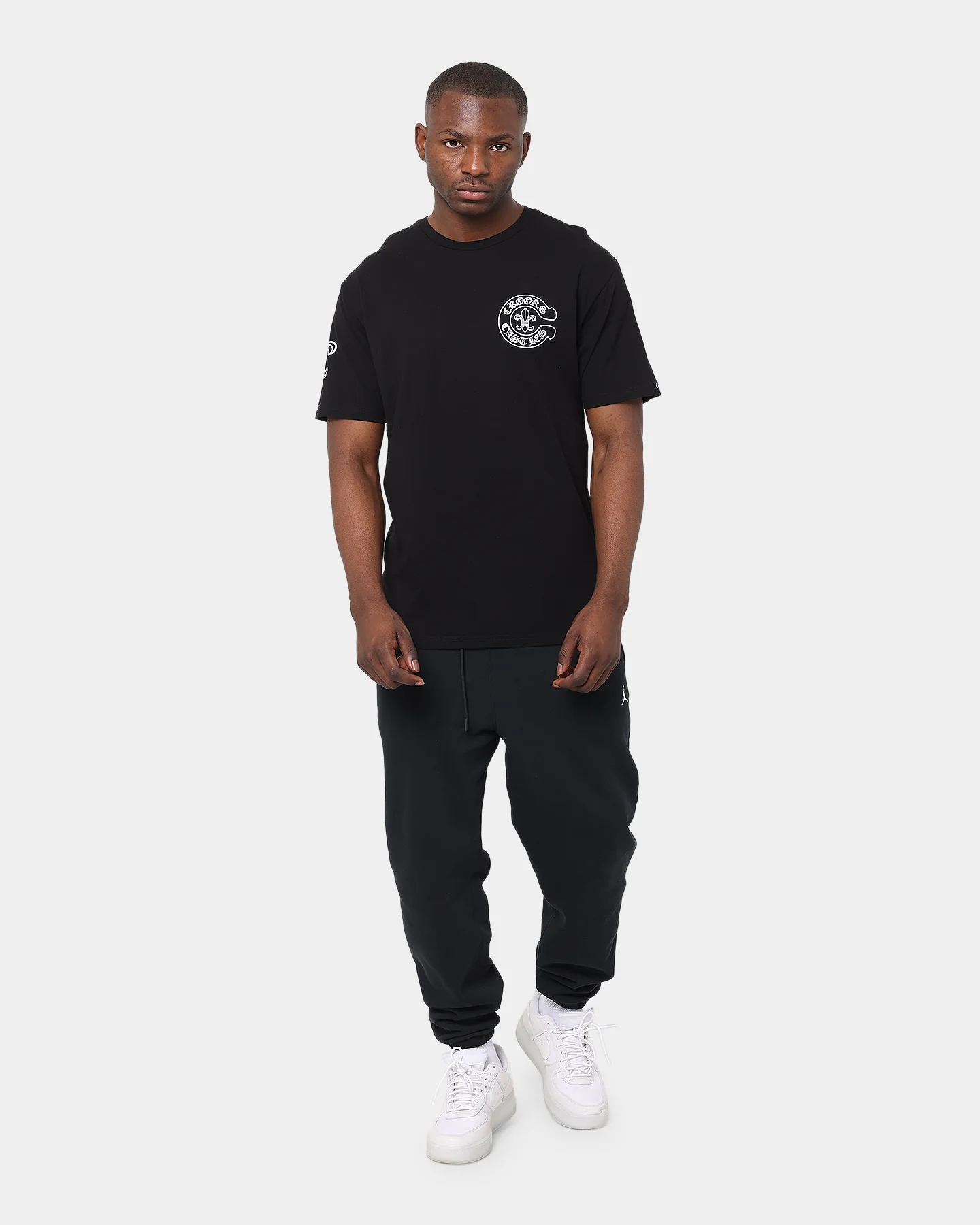 Crooks & Castles Gothic C T-Shirt Black - Image 8