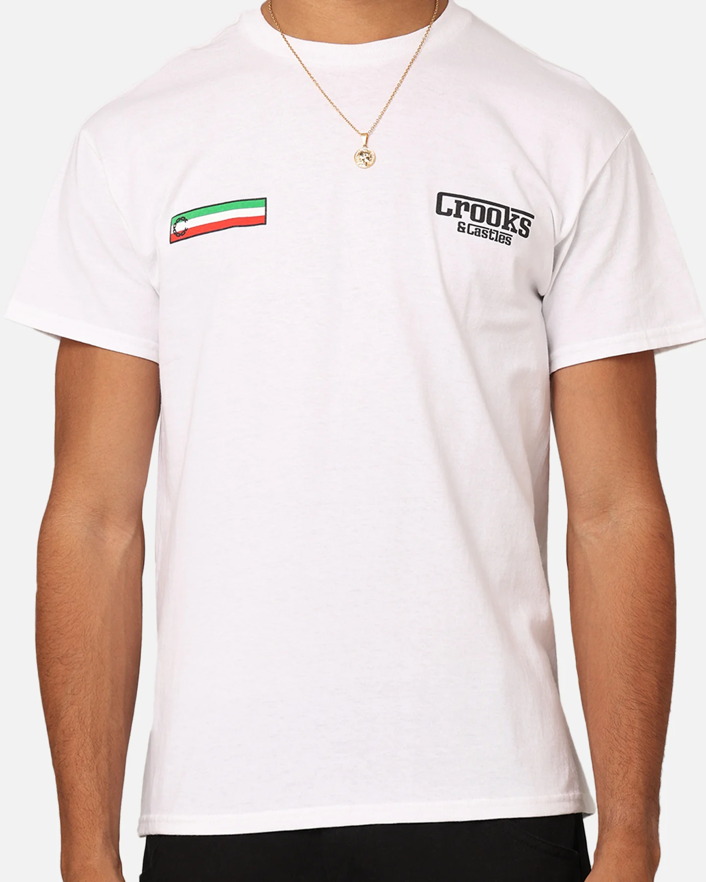 Crooks & Castles Rari T-Shirt White - Image 4