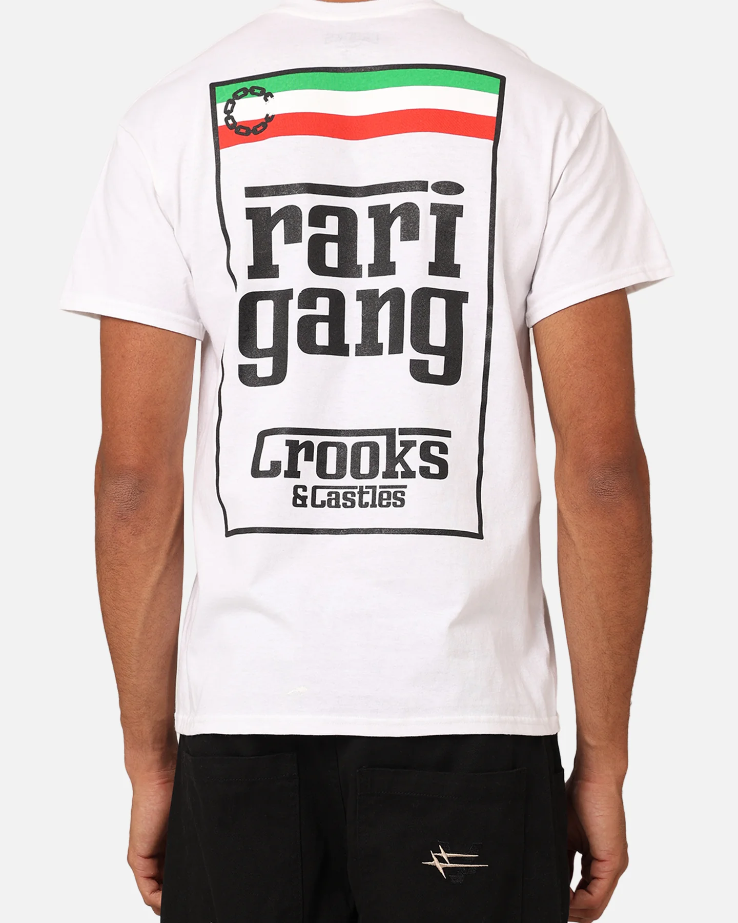 Crooks & Castles Rari T-Shirt White - Image 5