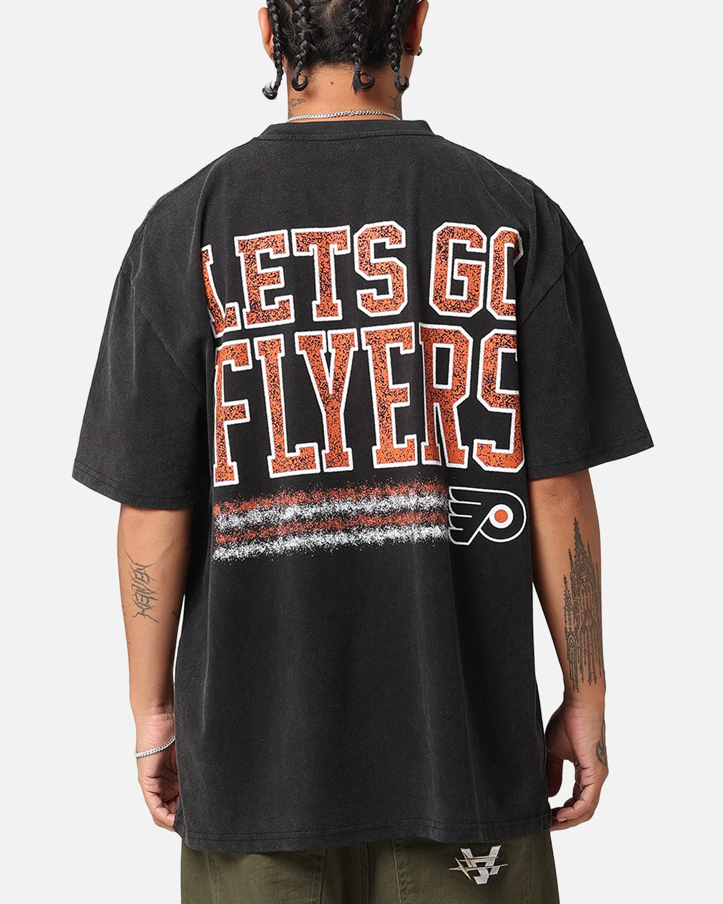 Culture Kings Philadelphia Flyers Mascot Heavy T-Shirt Vintage Black - Image 2