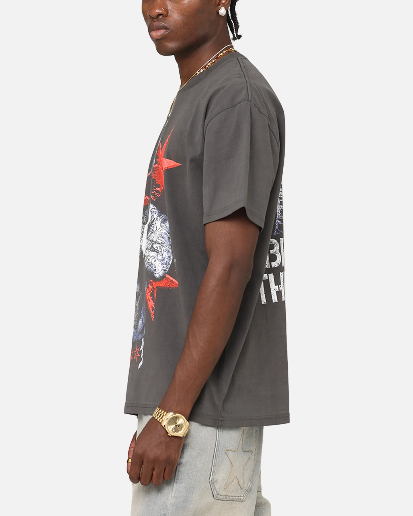 Culture Kings X WWE CM Punk Heavy T-Shirt Black Wash - Image 6