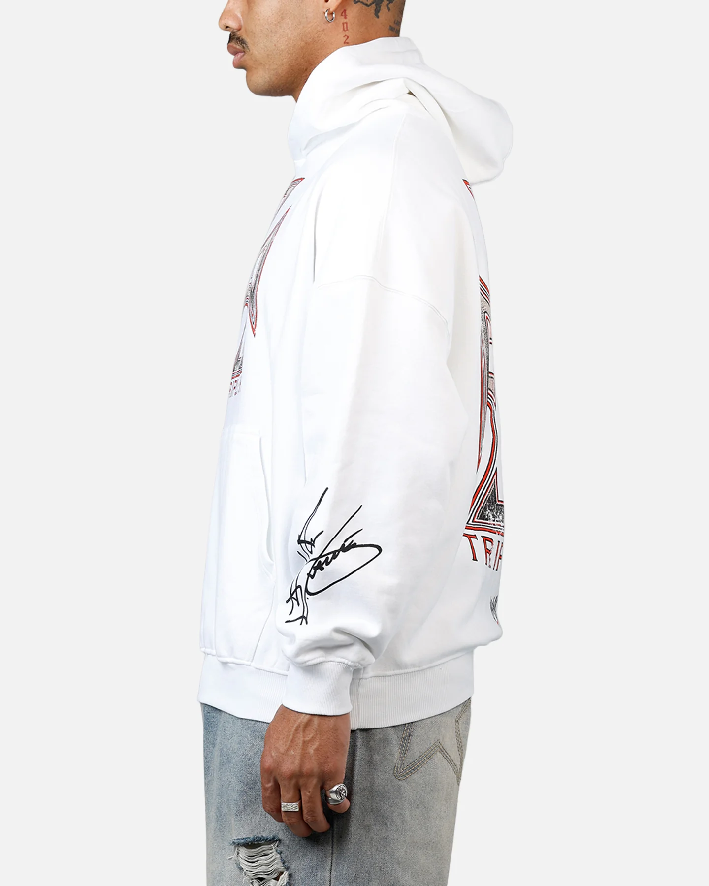 Culture Kings X WWE Triple H Wrestlemania XLI Hoodie White - Image 5