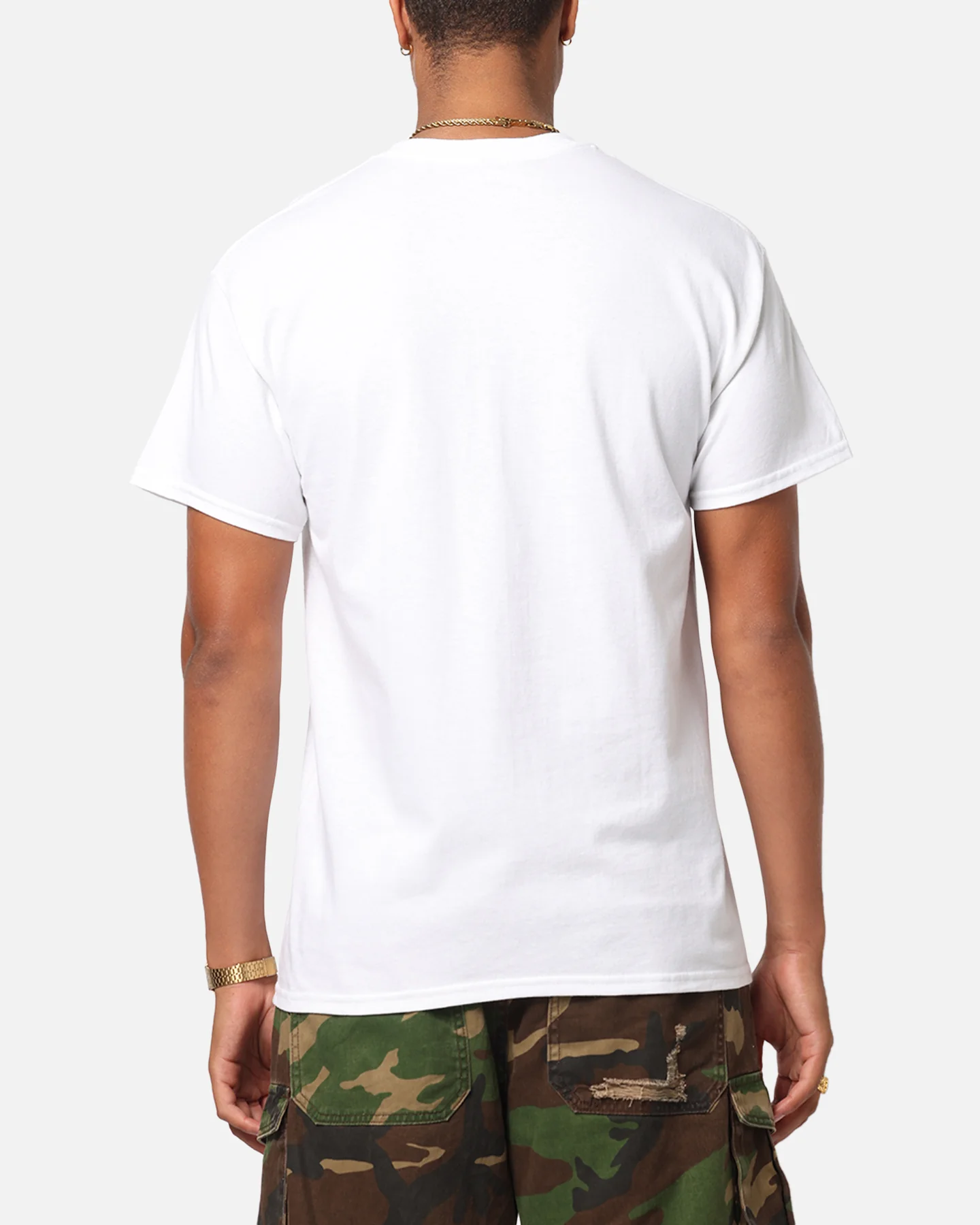 Deathrow Records High Life T-Shirt White - Image 3