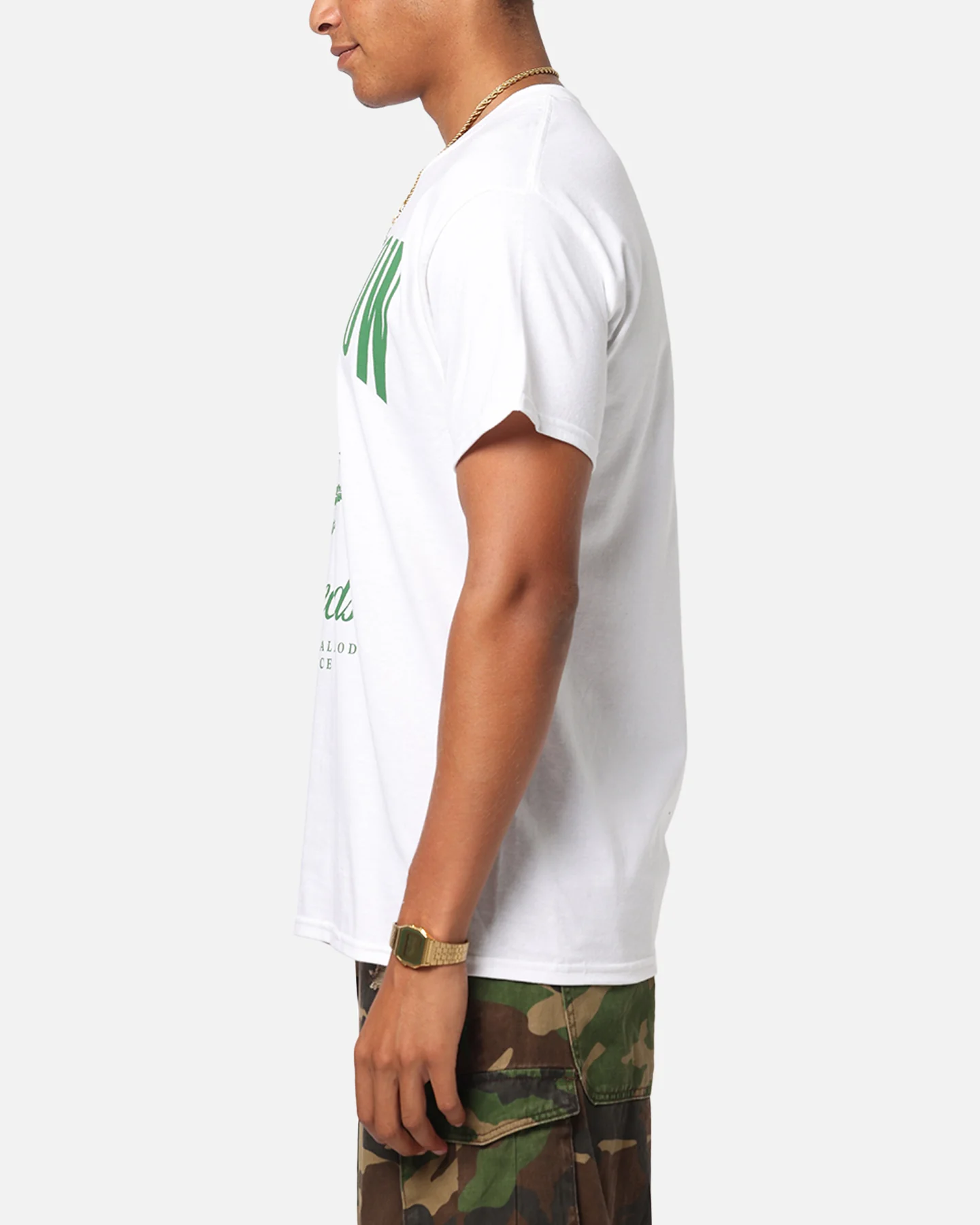 Deathrow Records High Life T-Shirt White - Image 5