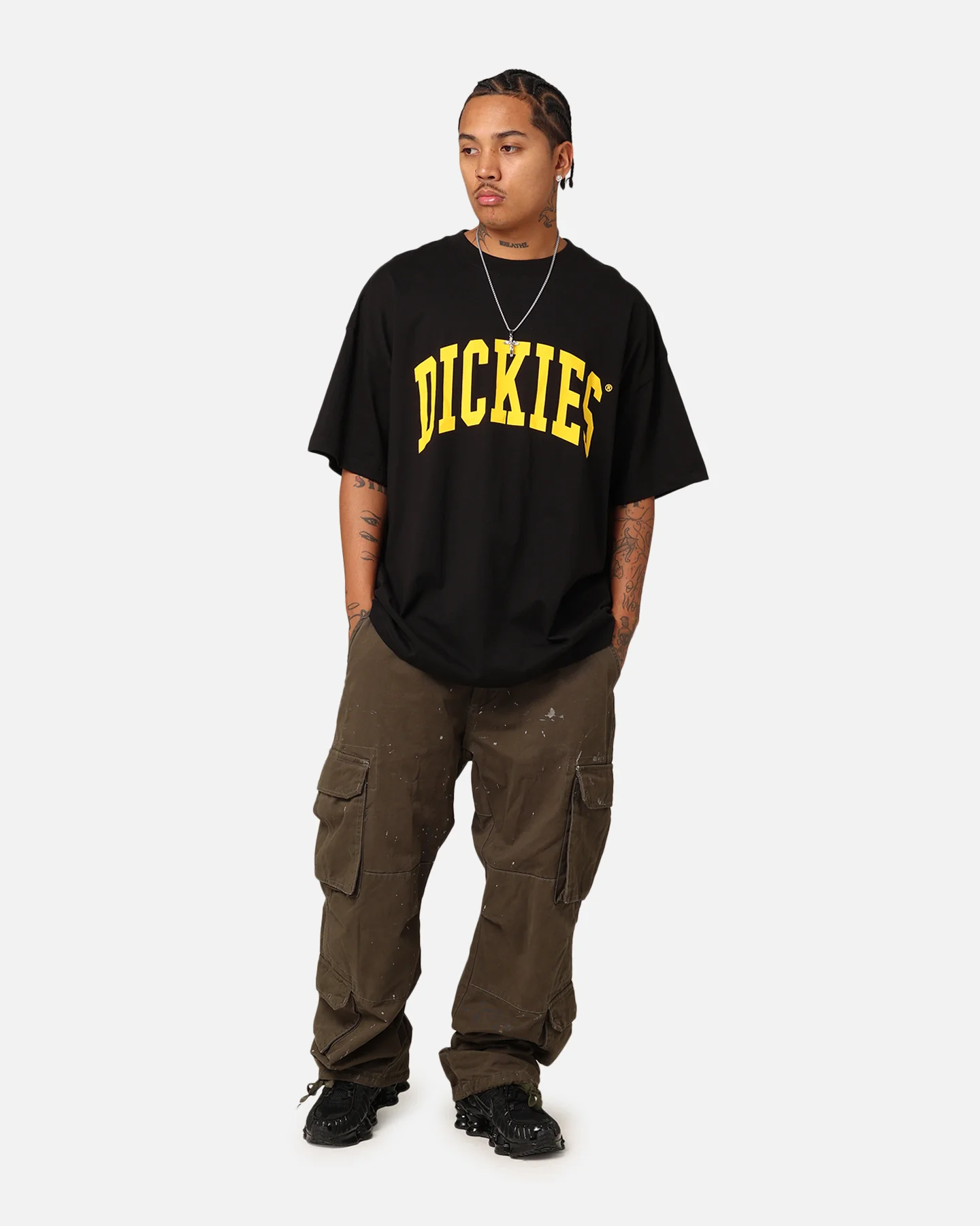 Dickies Arch 330 T-Shirt Black/Orange - Image 2
