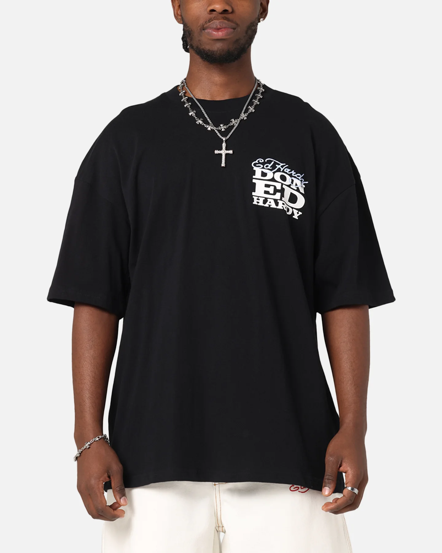 Ed Hardy Death & Bloom T-Shirt Black - Image 2
