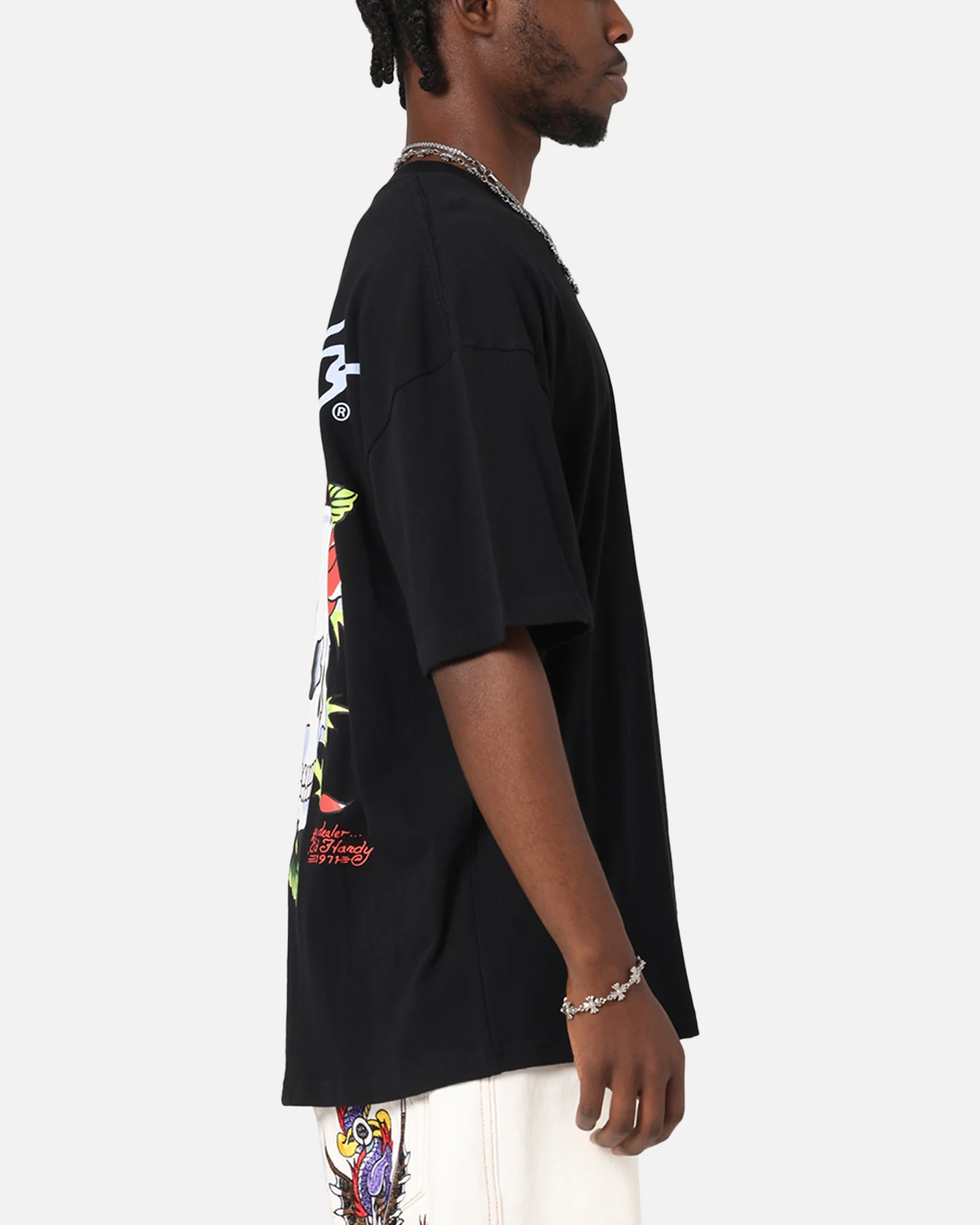 Ed Hardy Death & Bloom T-Shirt Black - Image 5