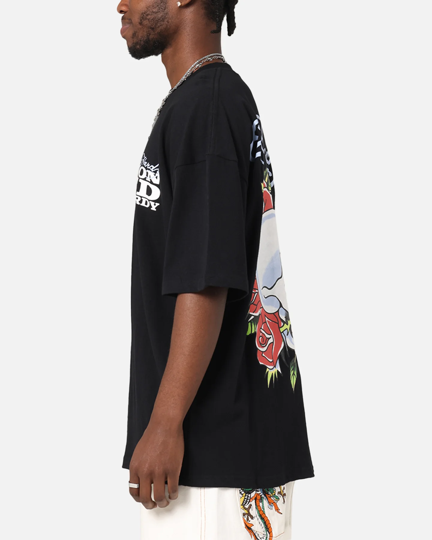 Ed Hardy Death & Bloom T-Shirt Black - Image 6