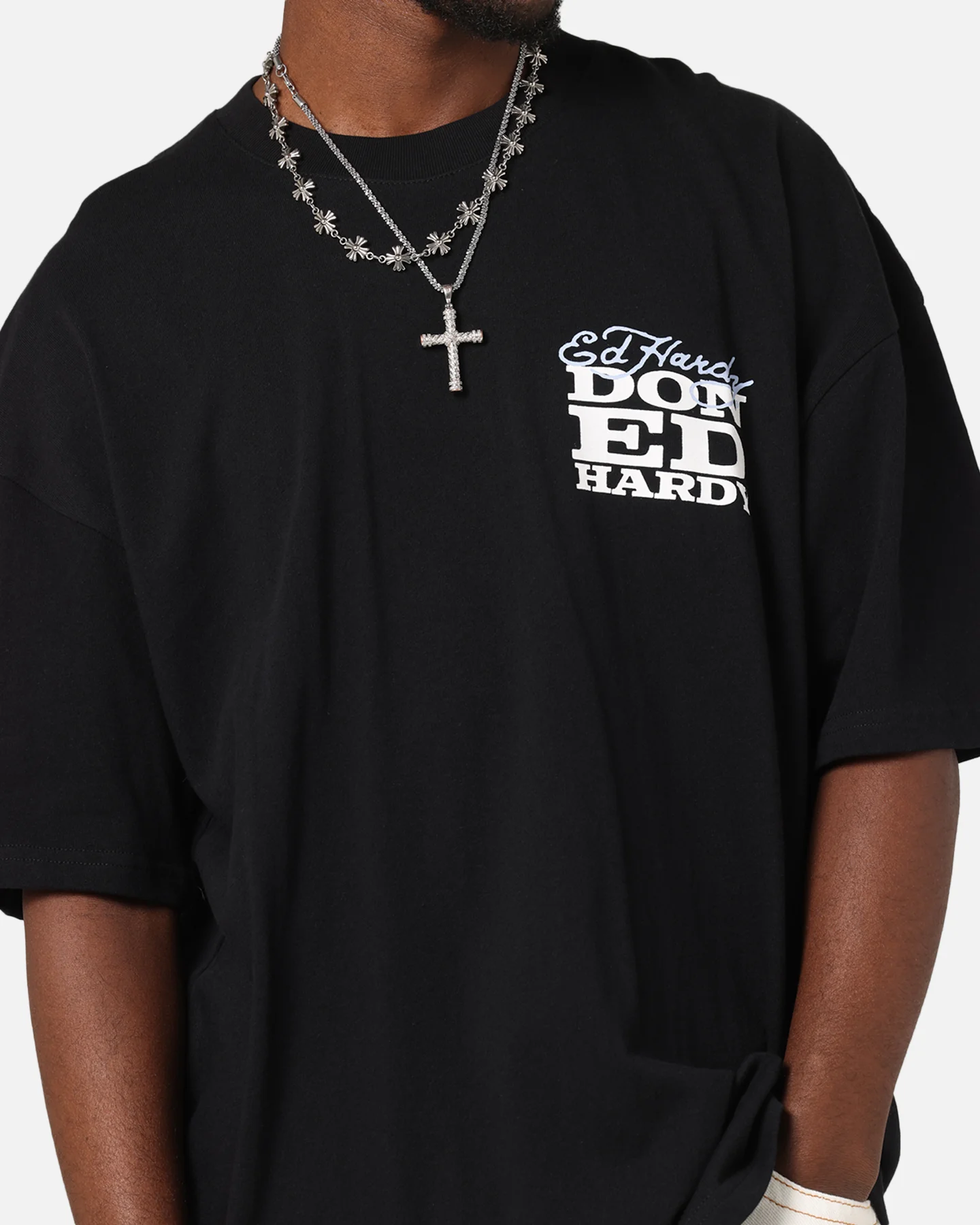 Ed Hardy Death & Bloom T-Shirt Black - Image 8