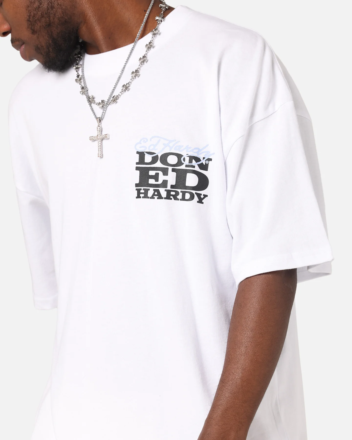 Ed Hardy Death & Bloom T-Shirt White - Image 8