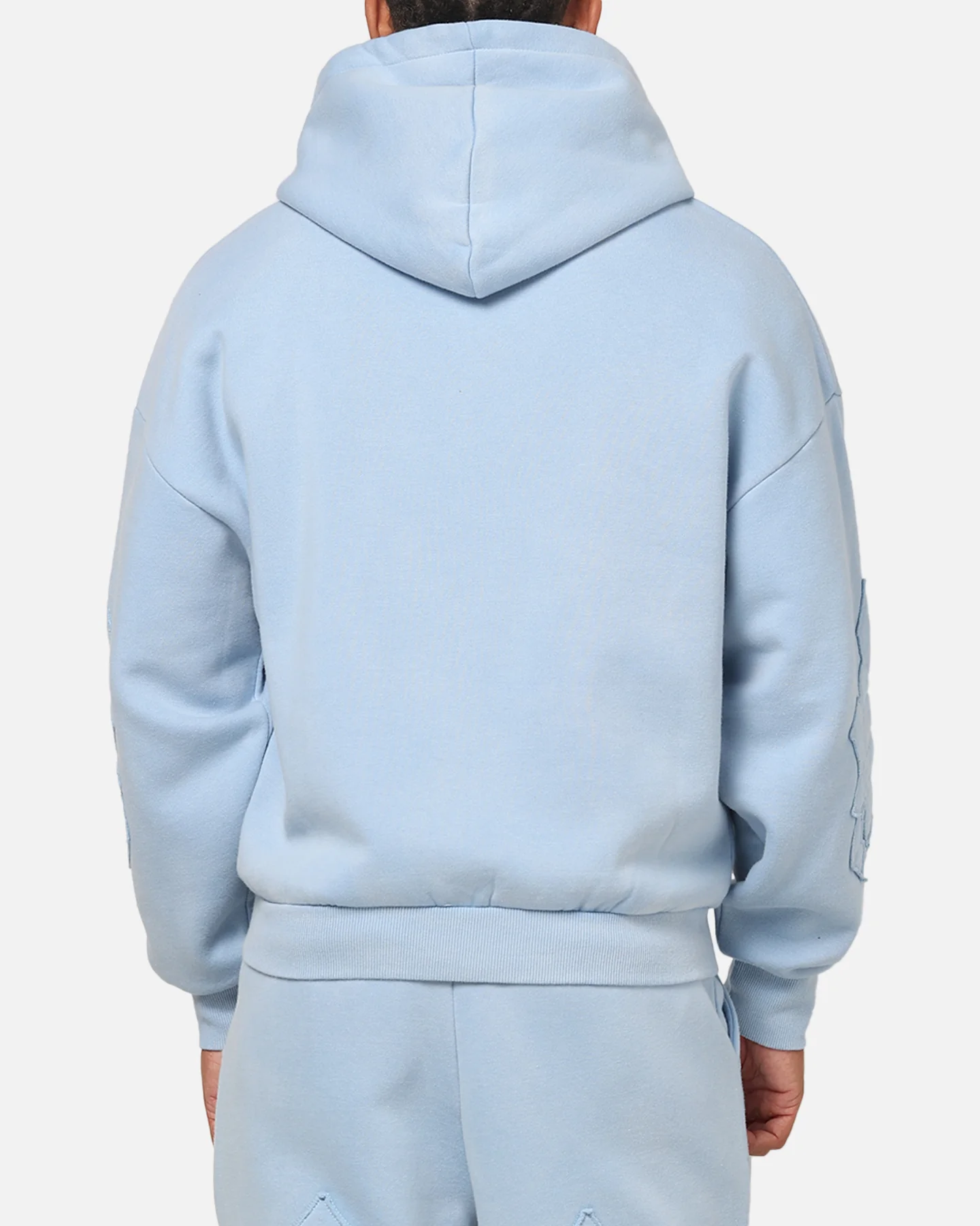 Ed Hardy Fray Zip Hoodie Blue - Image 3
