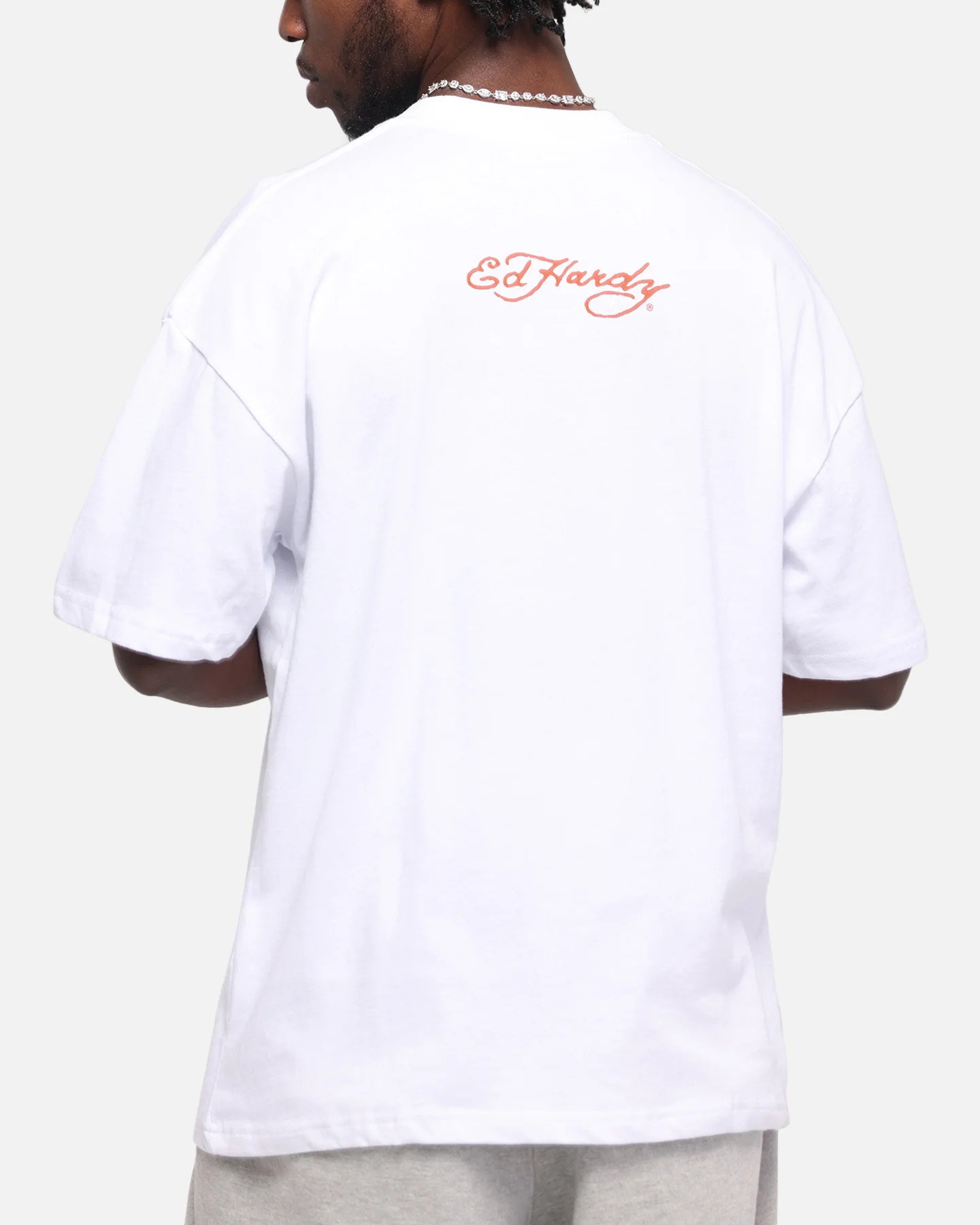 Ed Hardy Lightning T-Shirt White - Image 7