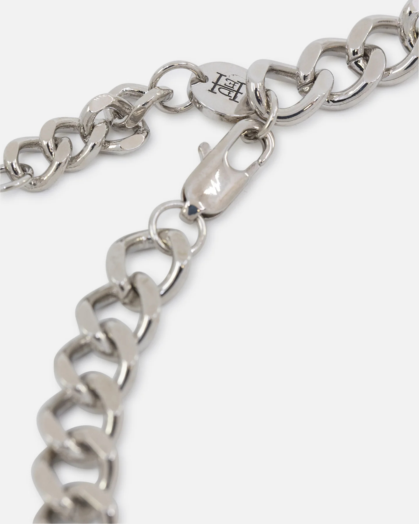 Ed Hardy Multi Charm Cuban Chain Necklace Silver - Image 6