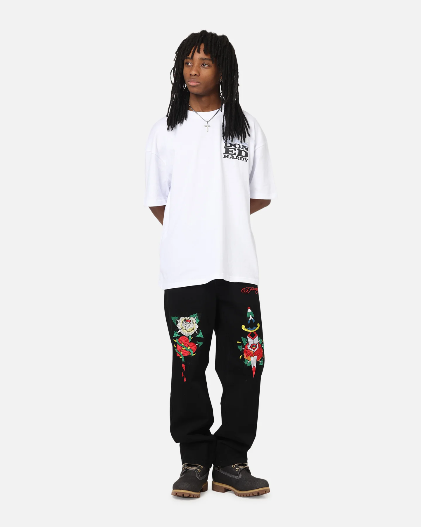 Ed Hardy Once Wounded Jeans Black - Image 2