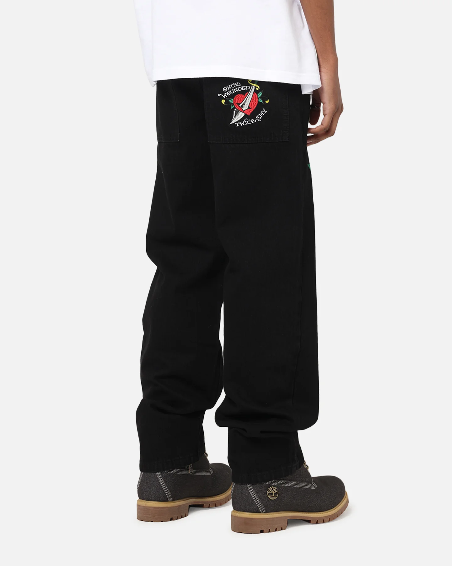 Ed Hardy Once Wounded Jeans Black - Image 6